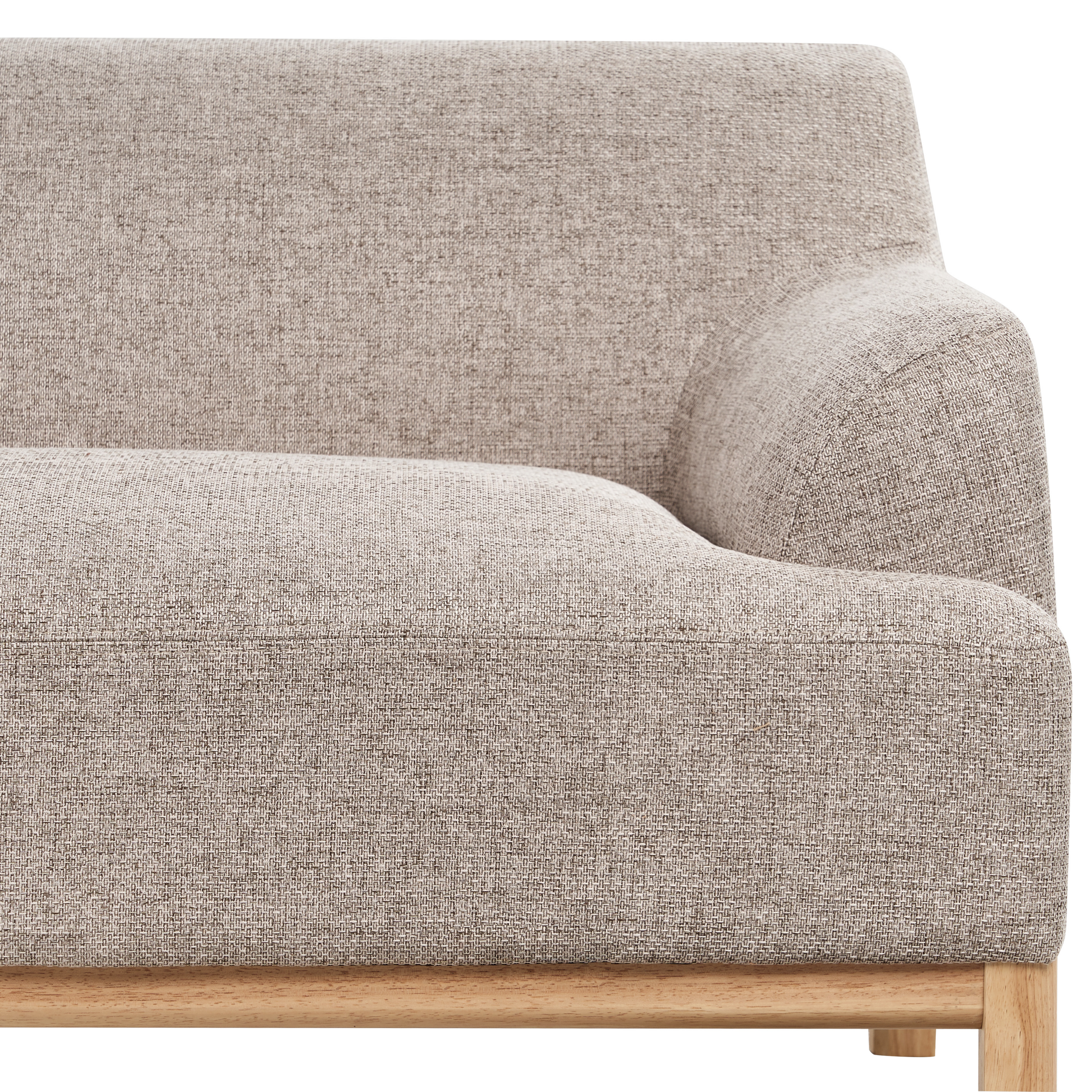 3-seater corner sofa SOSJO Light brown Right [7]