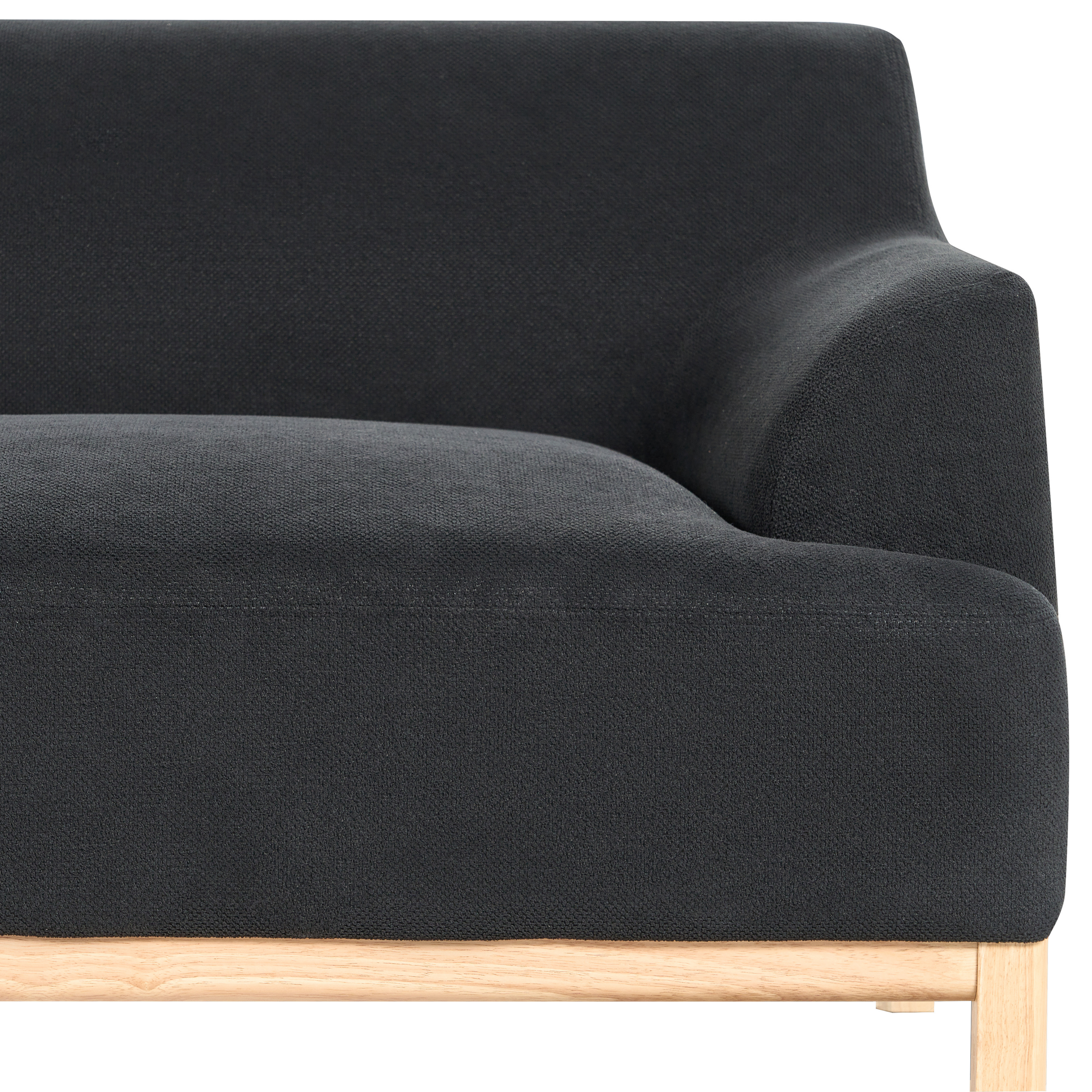 3-seater corner sofa SOSJO Black Right [7]