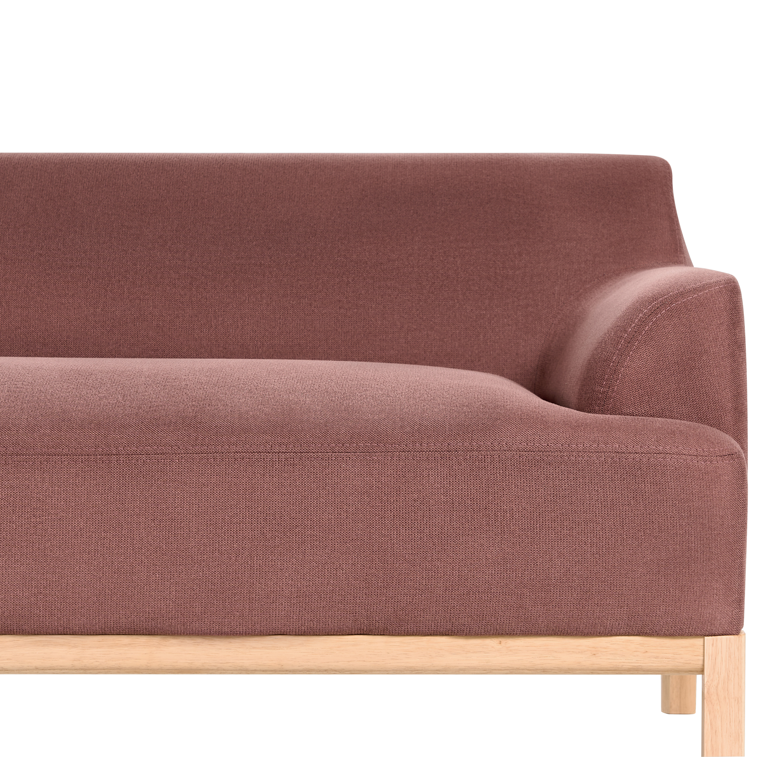 SOSJO 3-seater corner sofa Burgundy Right [7]