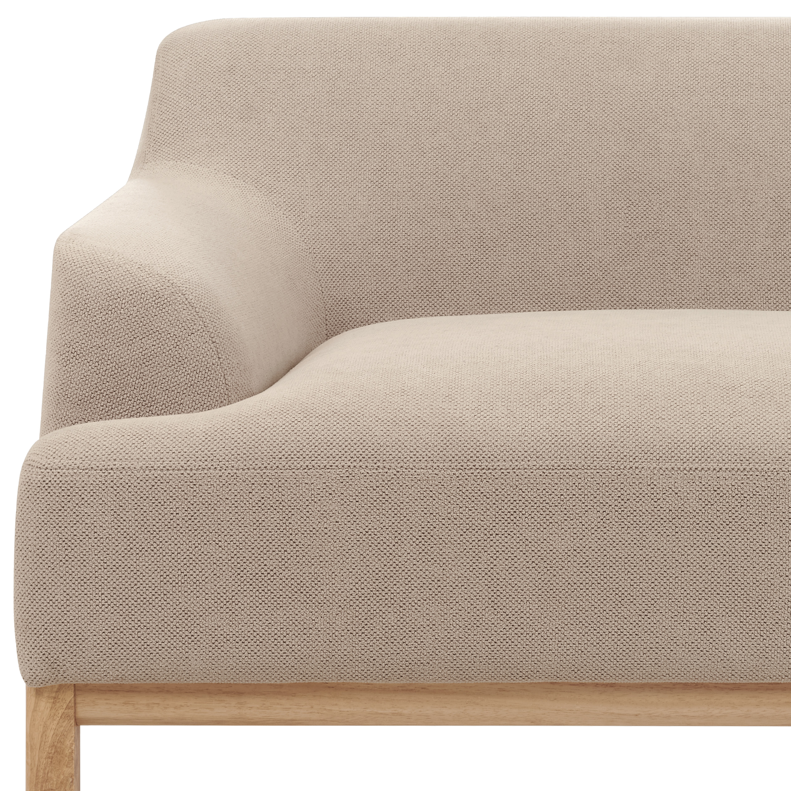 SOSJO 3-seater corner sofa Taupe Left [7]