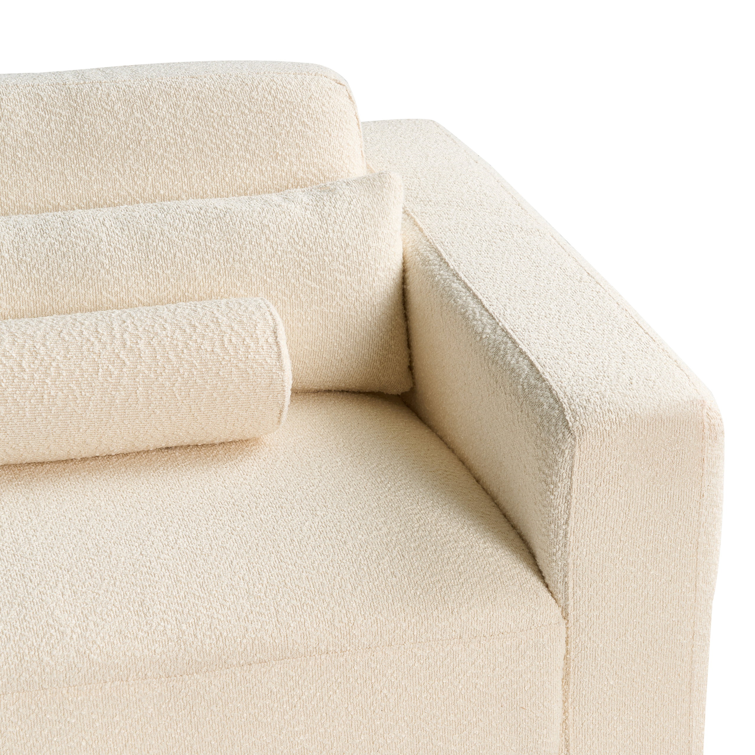 3 seater sofa ANGE Off-white Boucle [9]