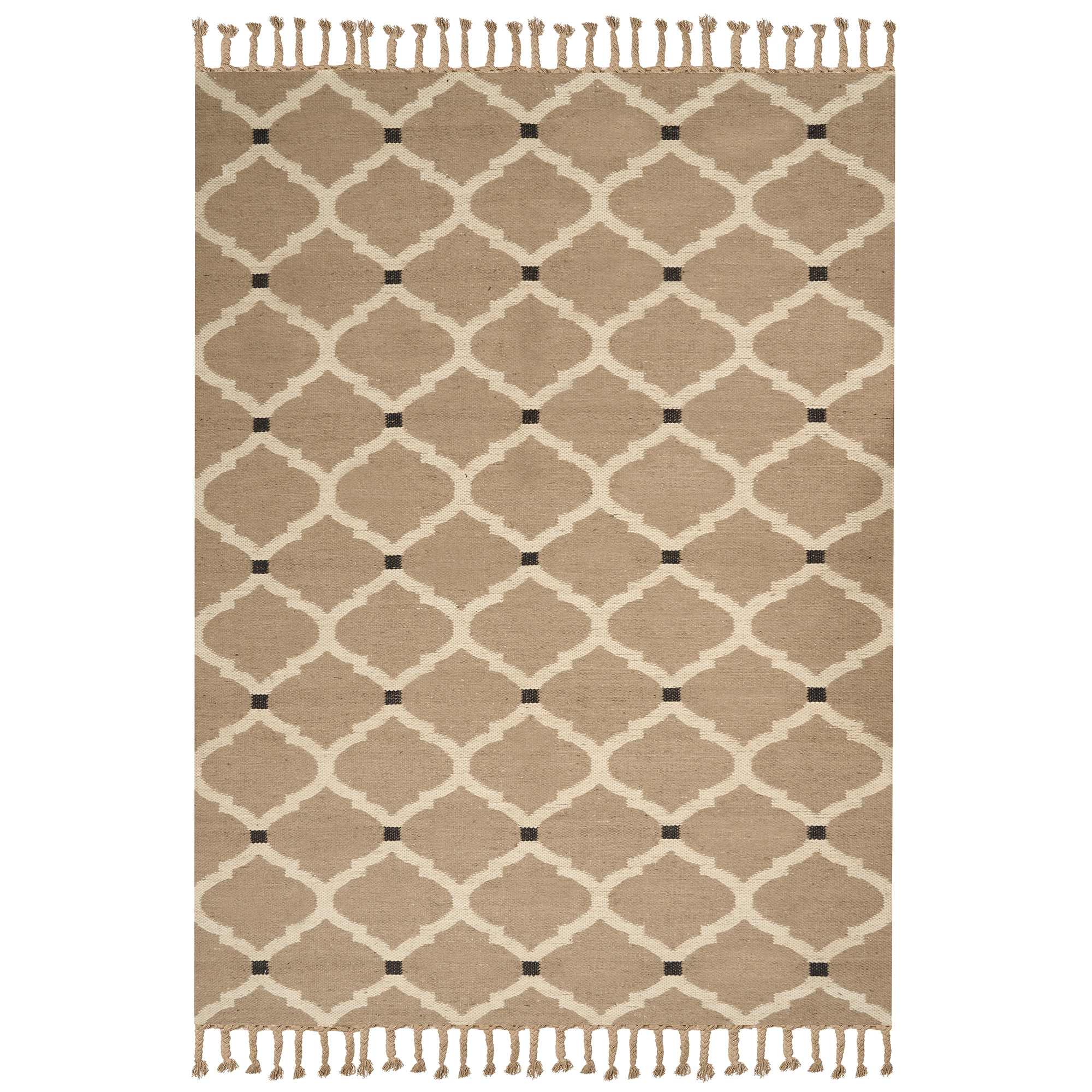 Covor ORENCIK Bej 200 x 300 cm Iută [4]