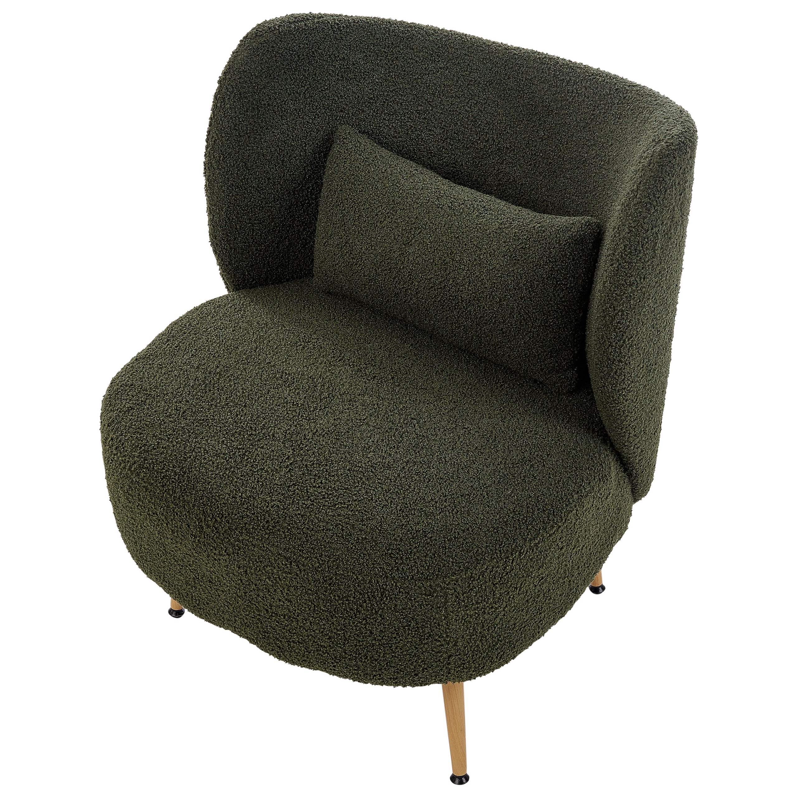 OTSBY II armchair with Boucle cushion Dark green [7]