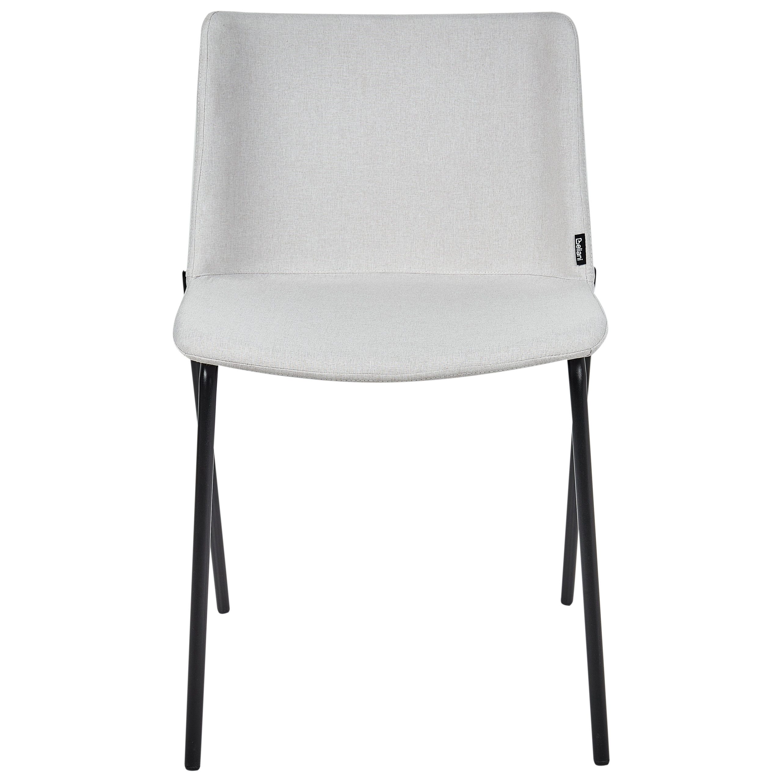 Set of 2 dining chairs ESBON Light grey [4]