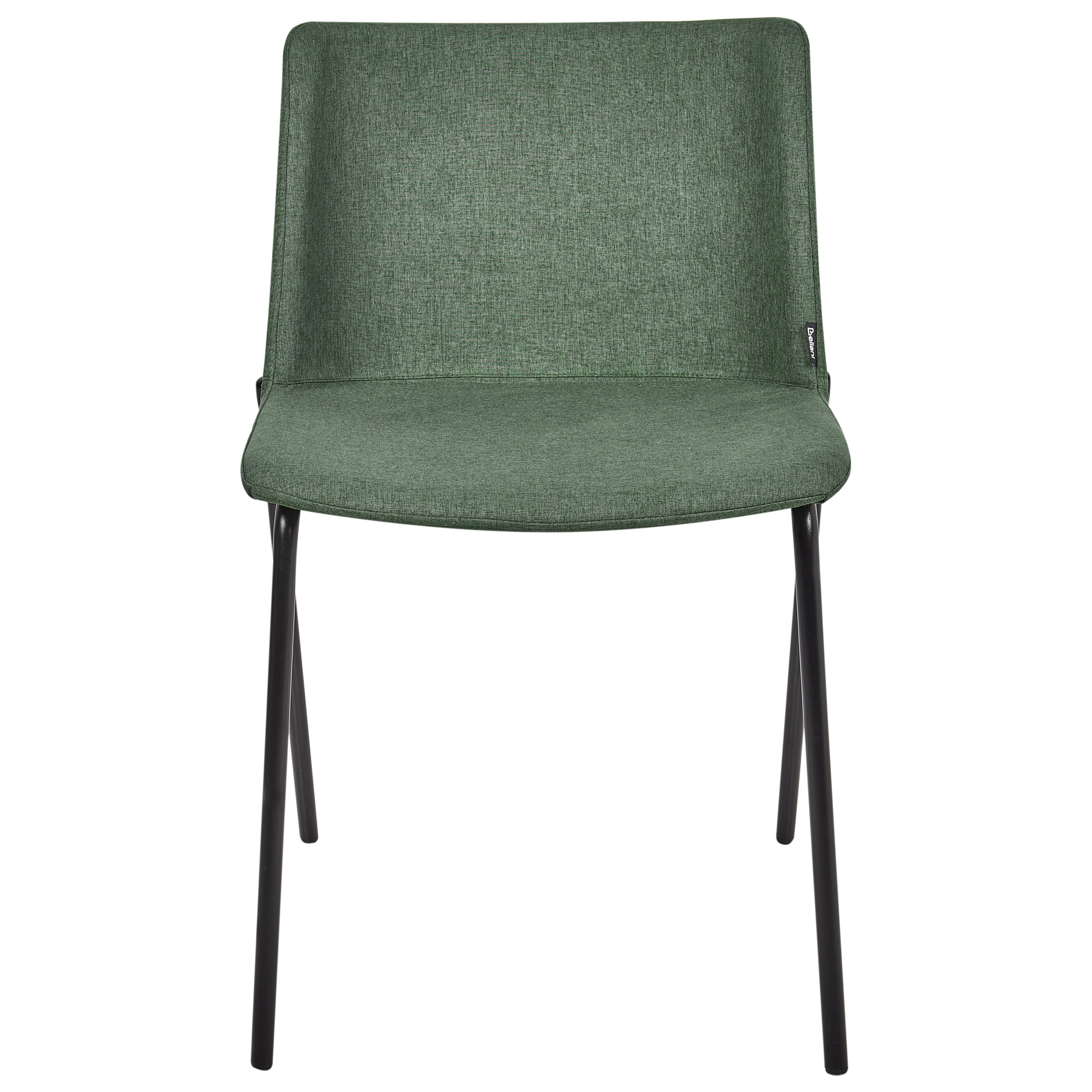 Set of 2 ESBON dining chairs Dark green [4]