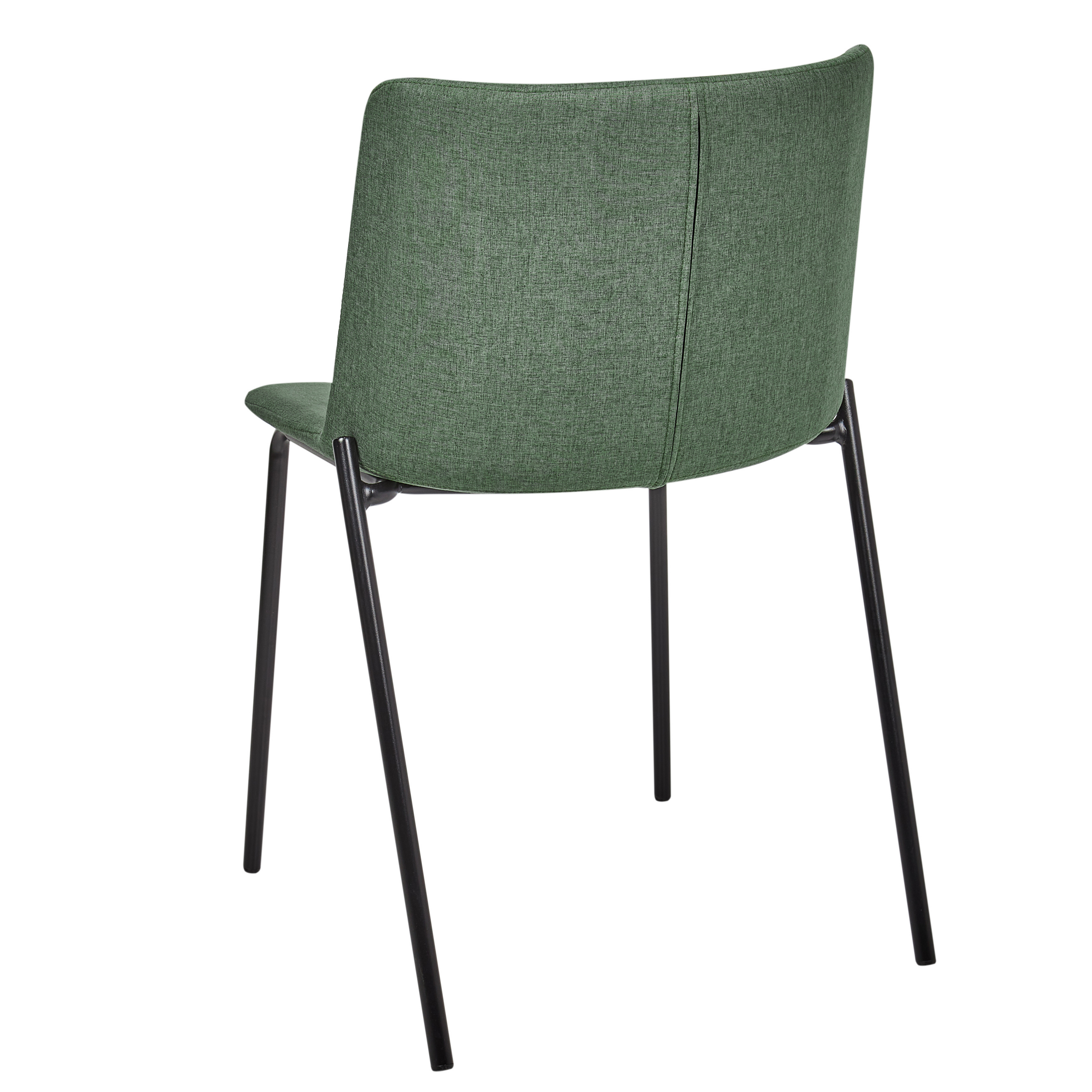 Set of 2 ESBON dining chairs Dark green [5]