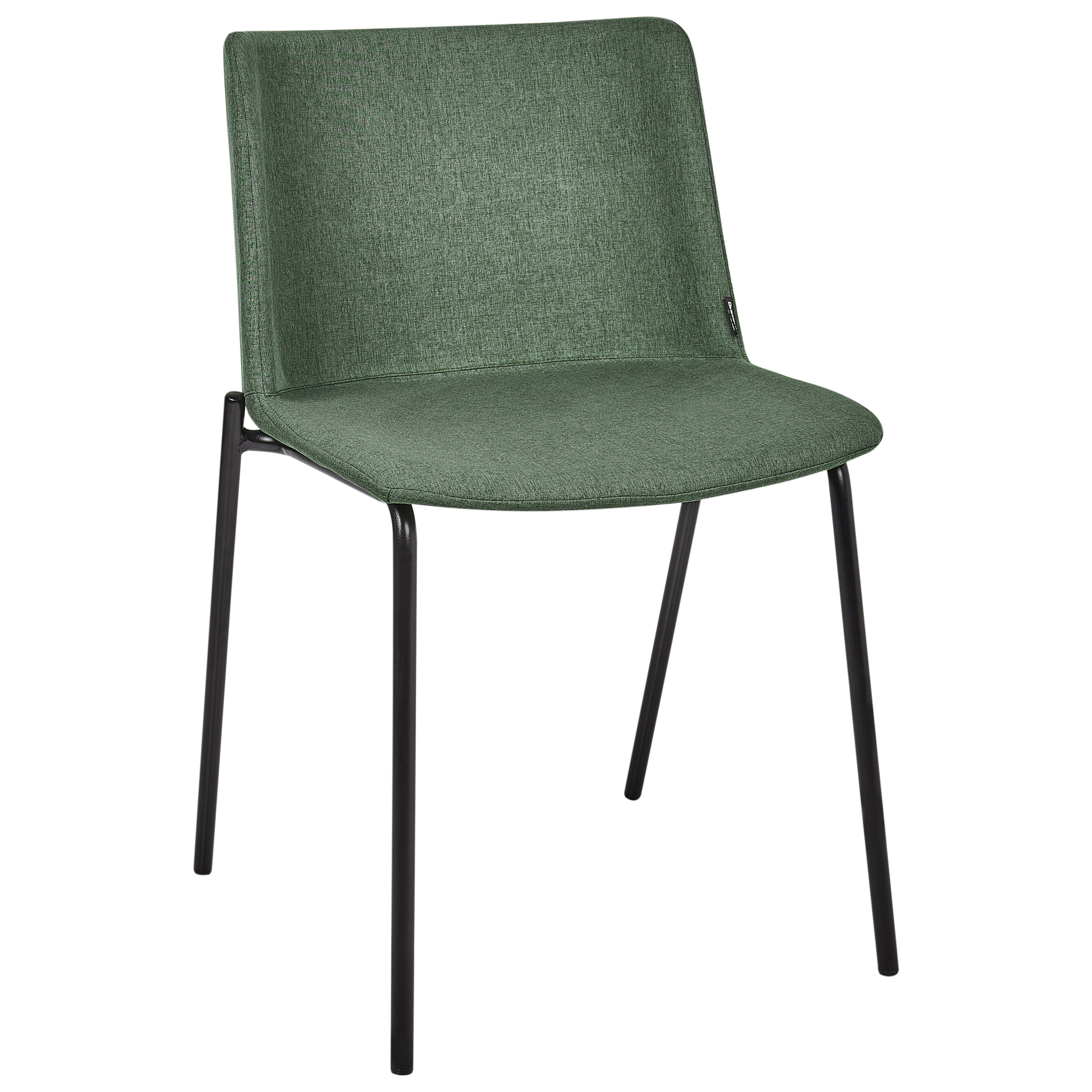 Set of 2 ESBON dining chairs Dark green [6]