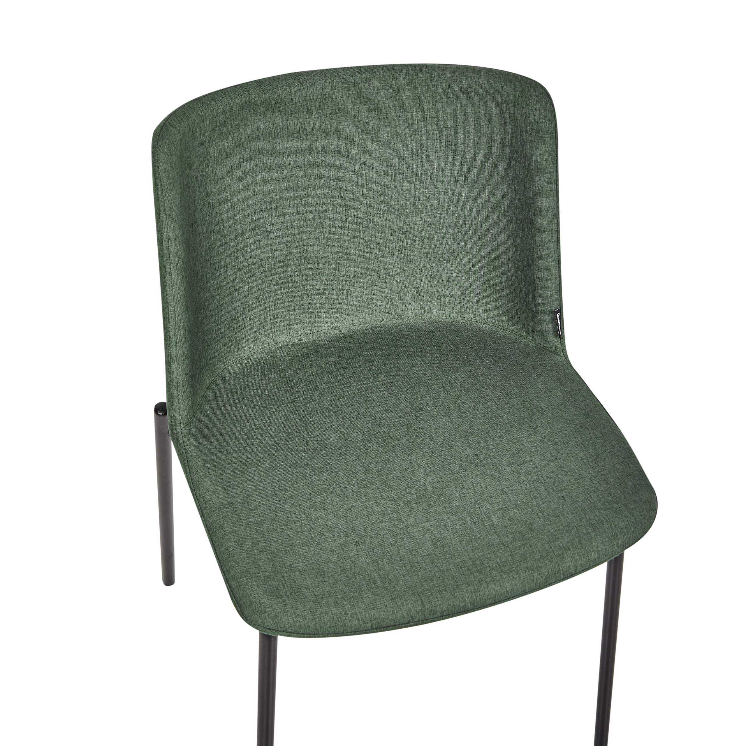Set of 2 ESBON dining chairs Dark green [7]