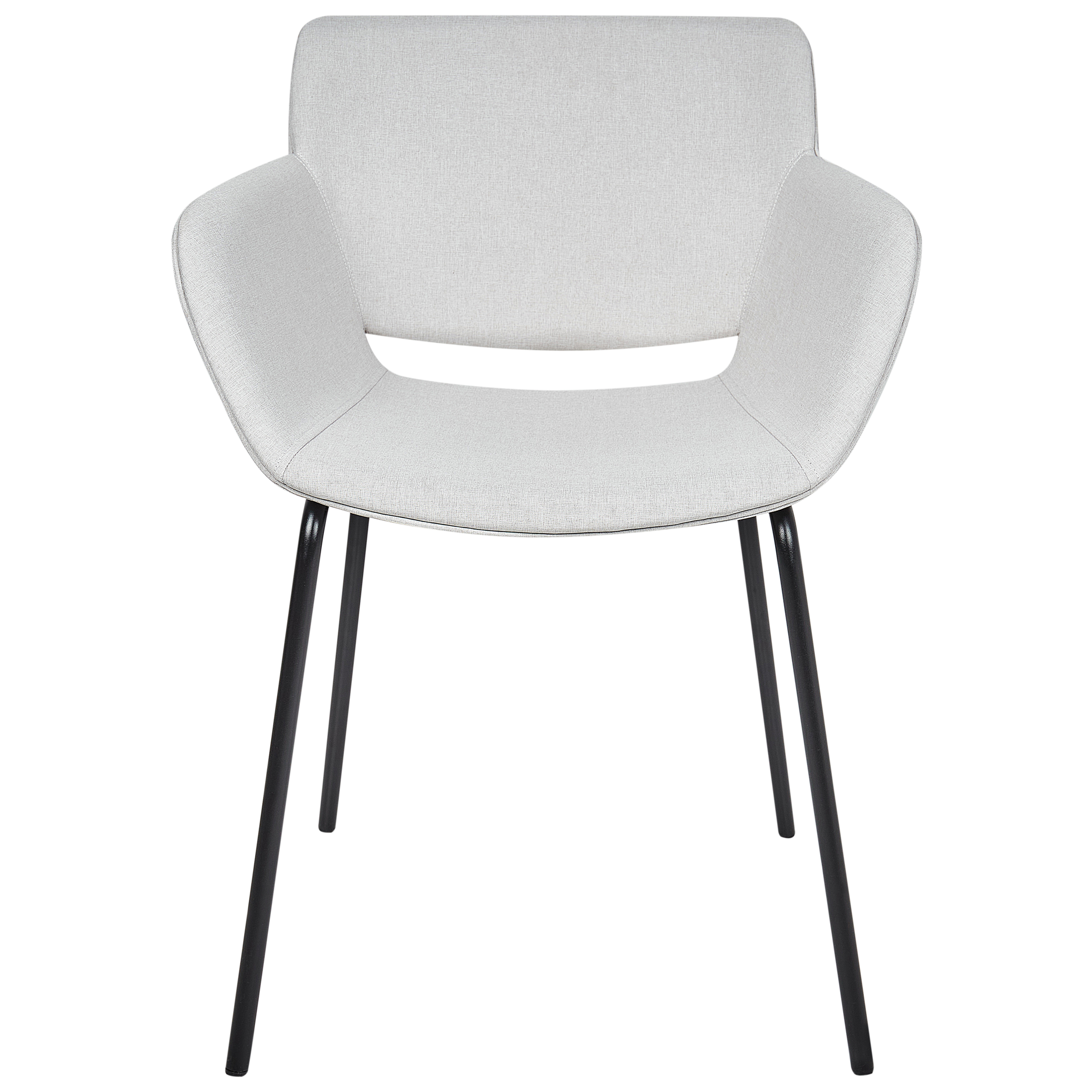 Set of 2 dining chairs AXTEL Light grey [4]