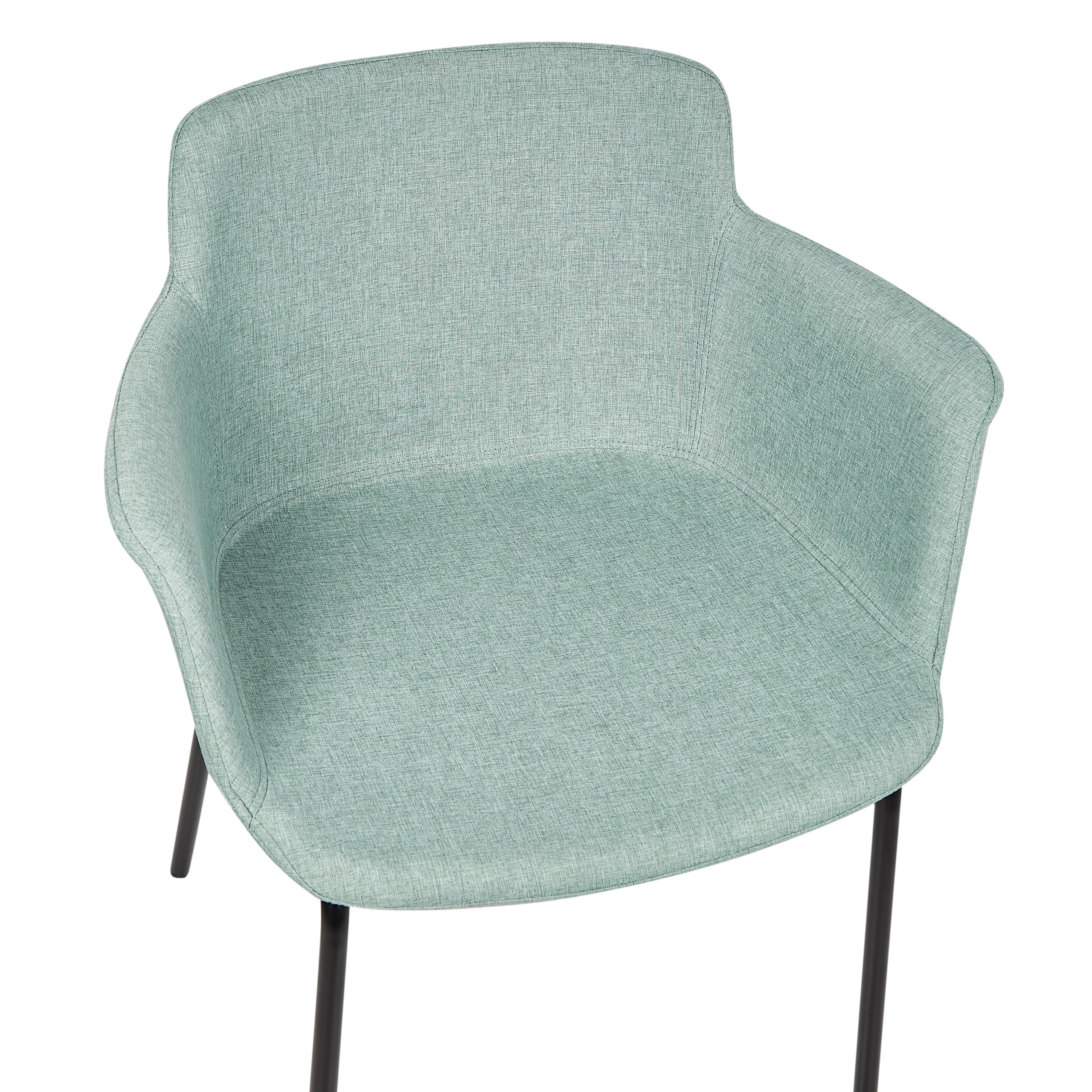 Set of 2 dining chairs BELFIELD Mint Green [7]