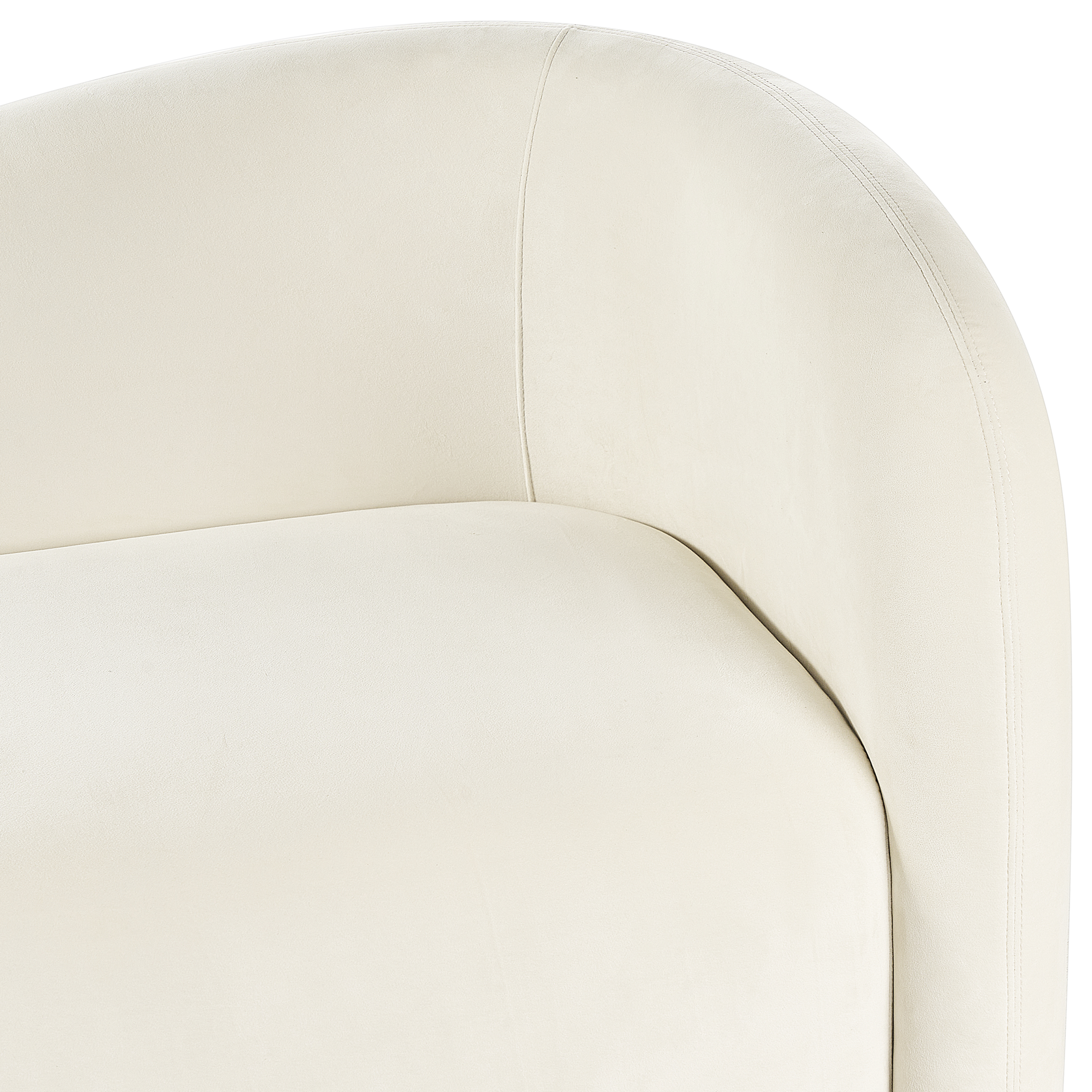 3-seater sofa VELTADA Off-white velvet [7]