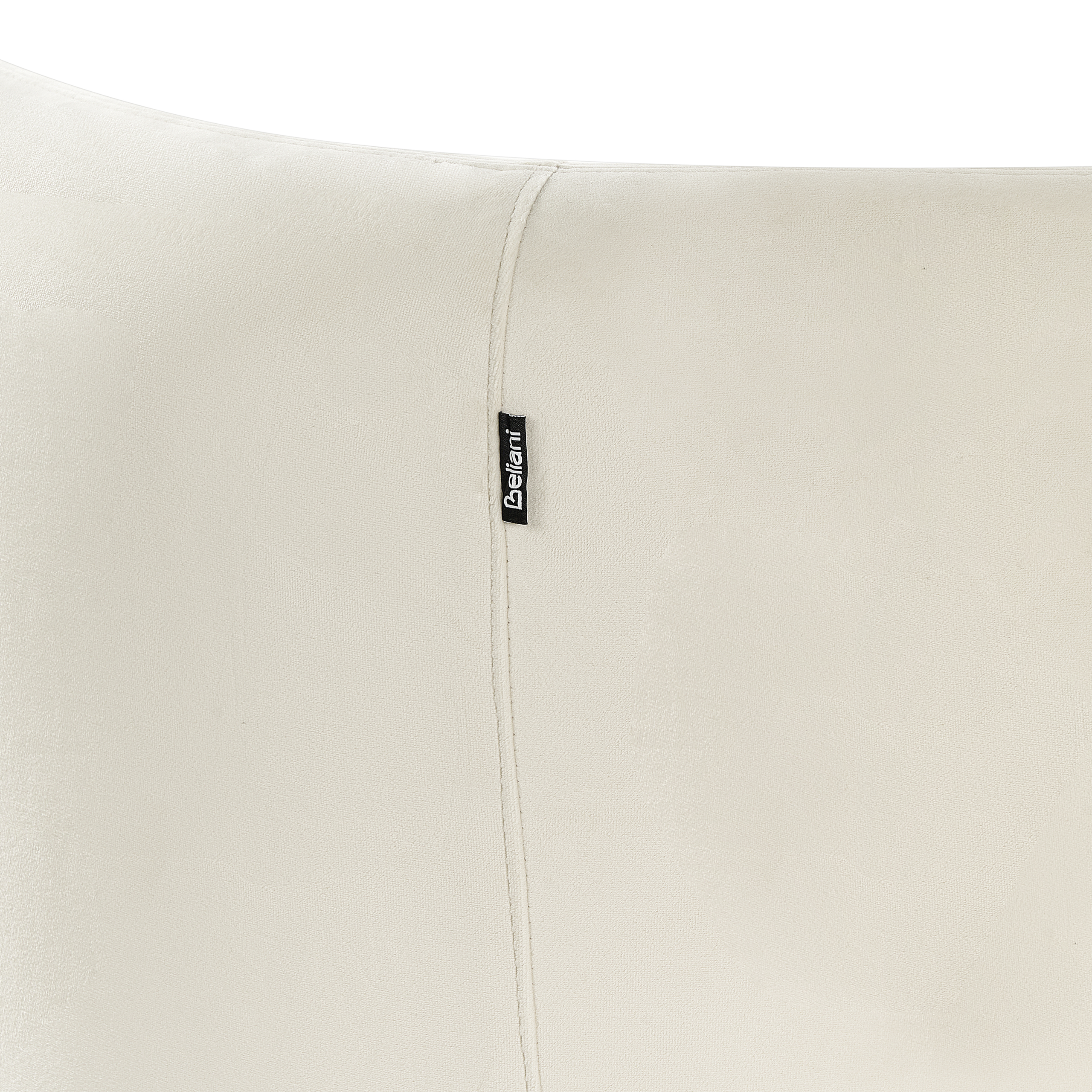 3-seater sofa VELTADA Off-white velvet [8]