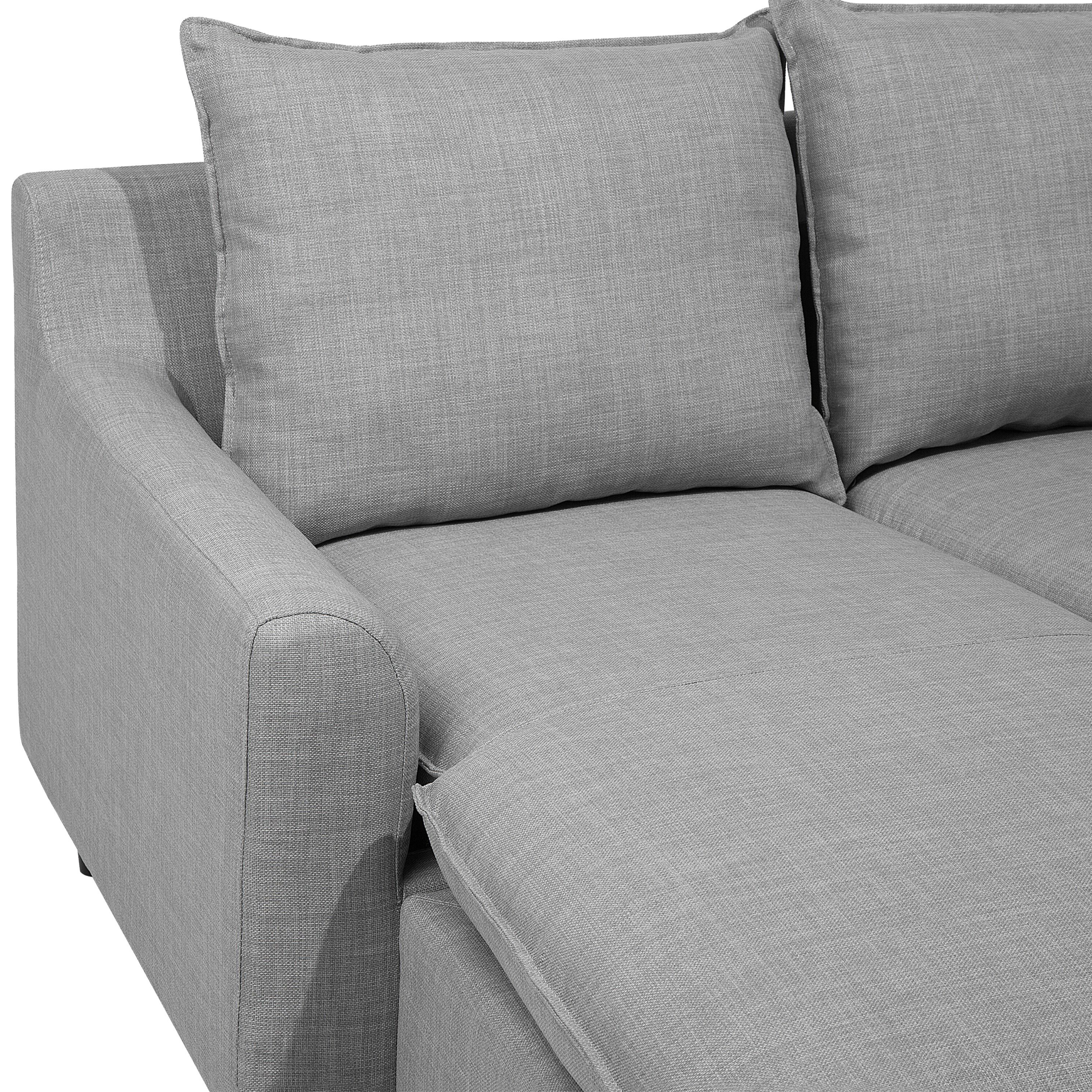 3-seater corner sofa ELVENES Light Grey Right [7]