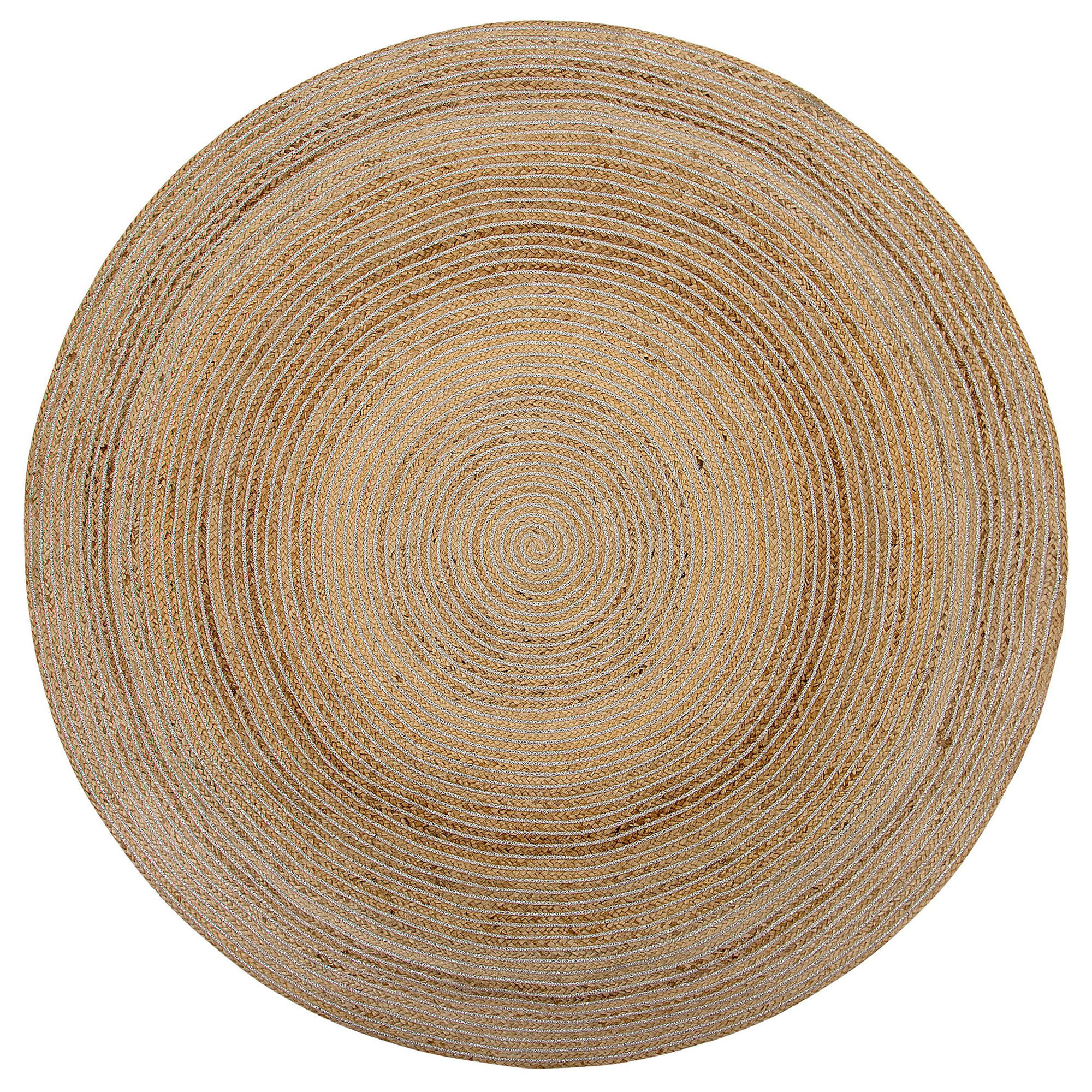 Covor AKBELEN Bej ø 140 cm Iută [4]