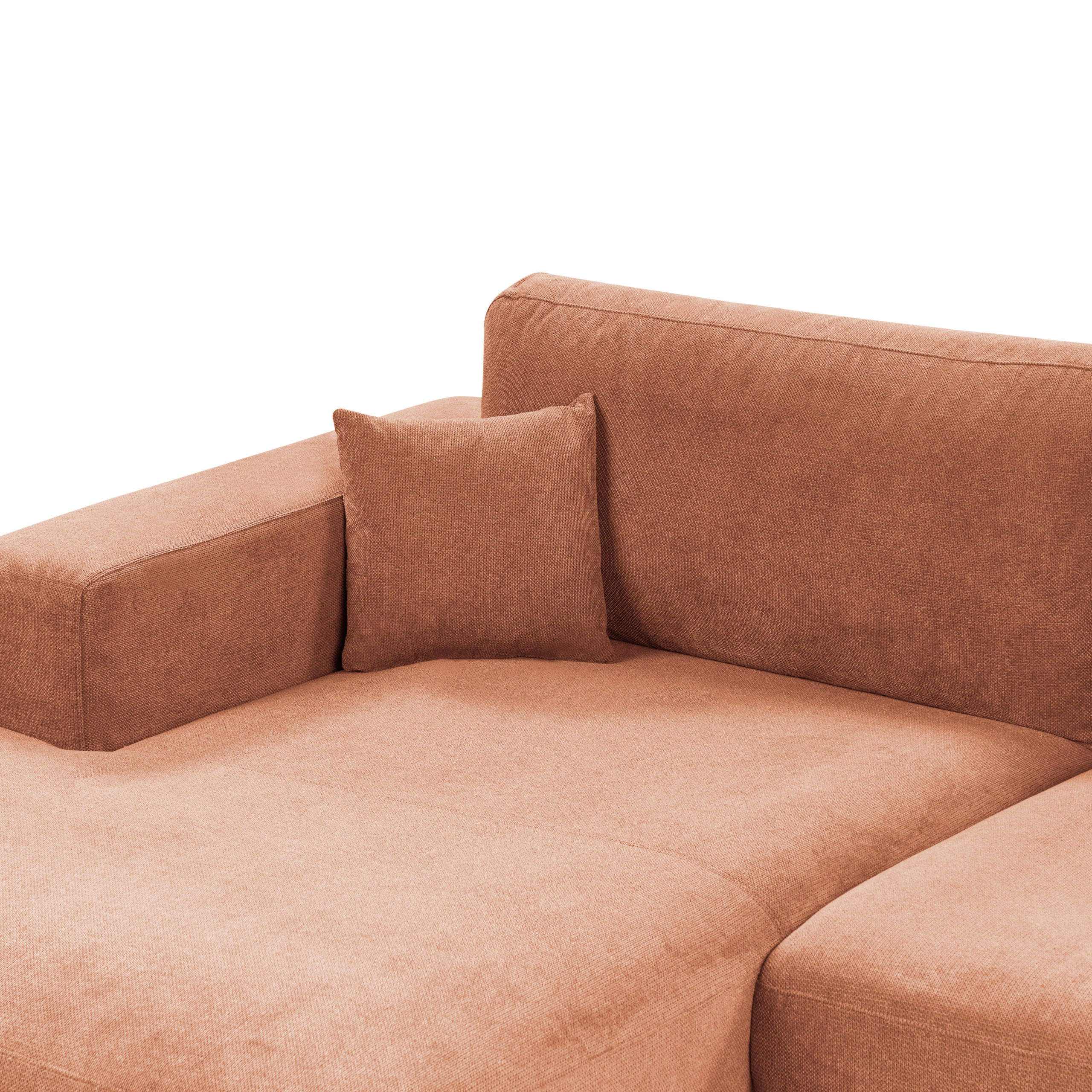 3-seater corner sofa LOFOTEN Light red Right [7]