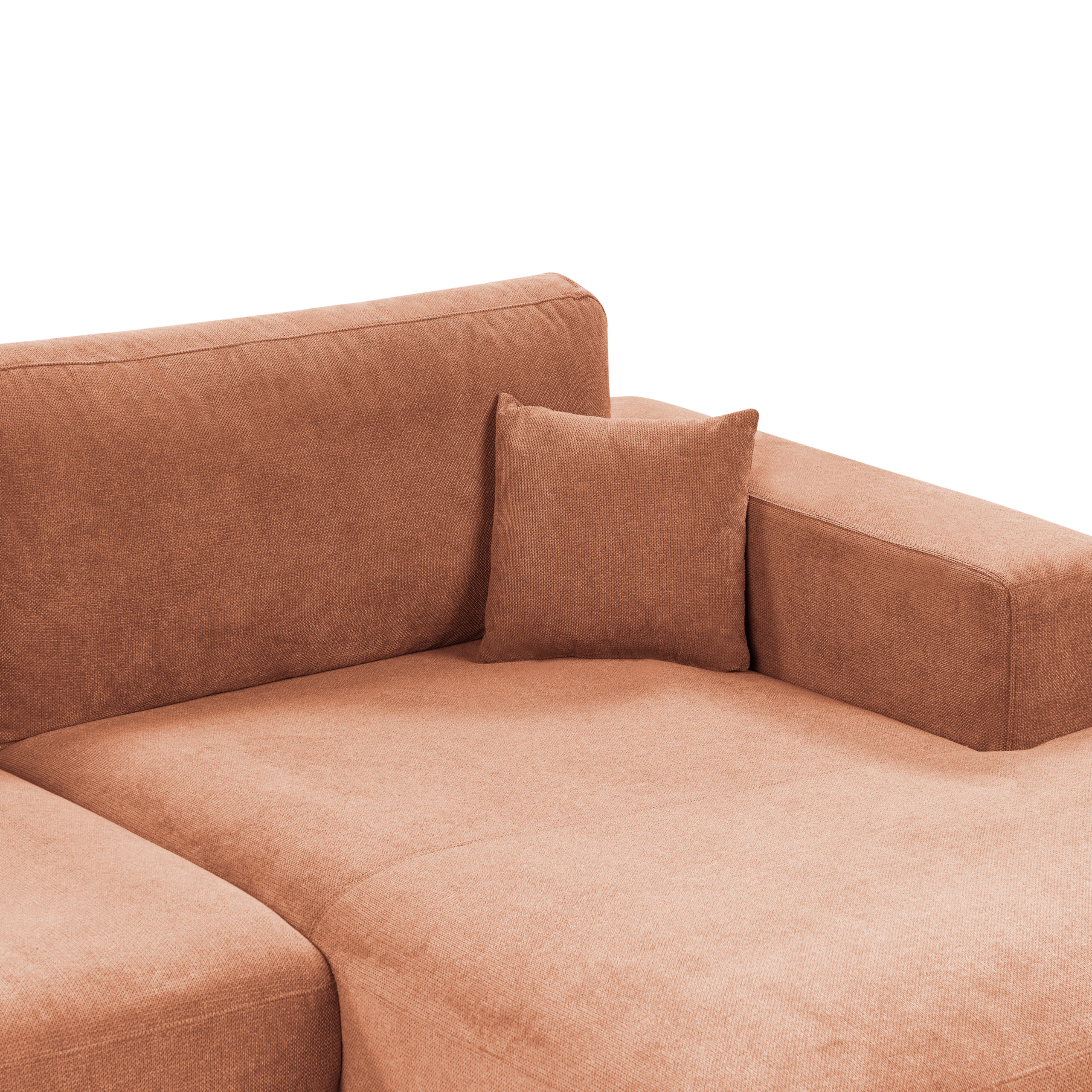 3-seater corner sofa LOFOTEN Light red Left [7]