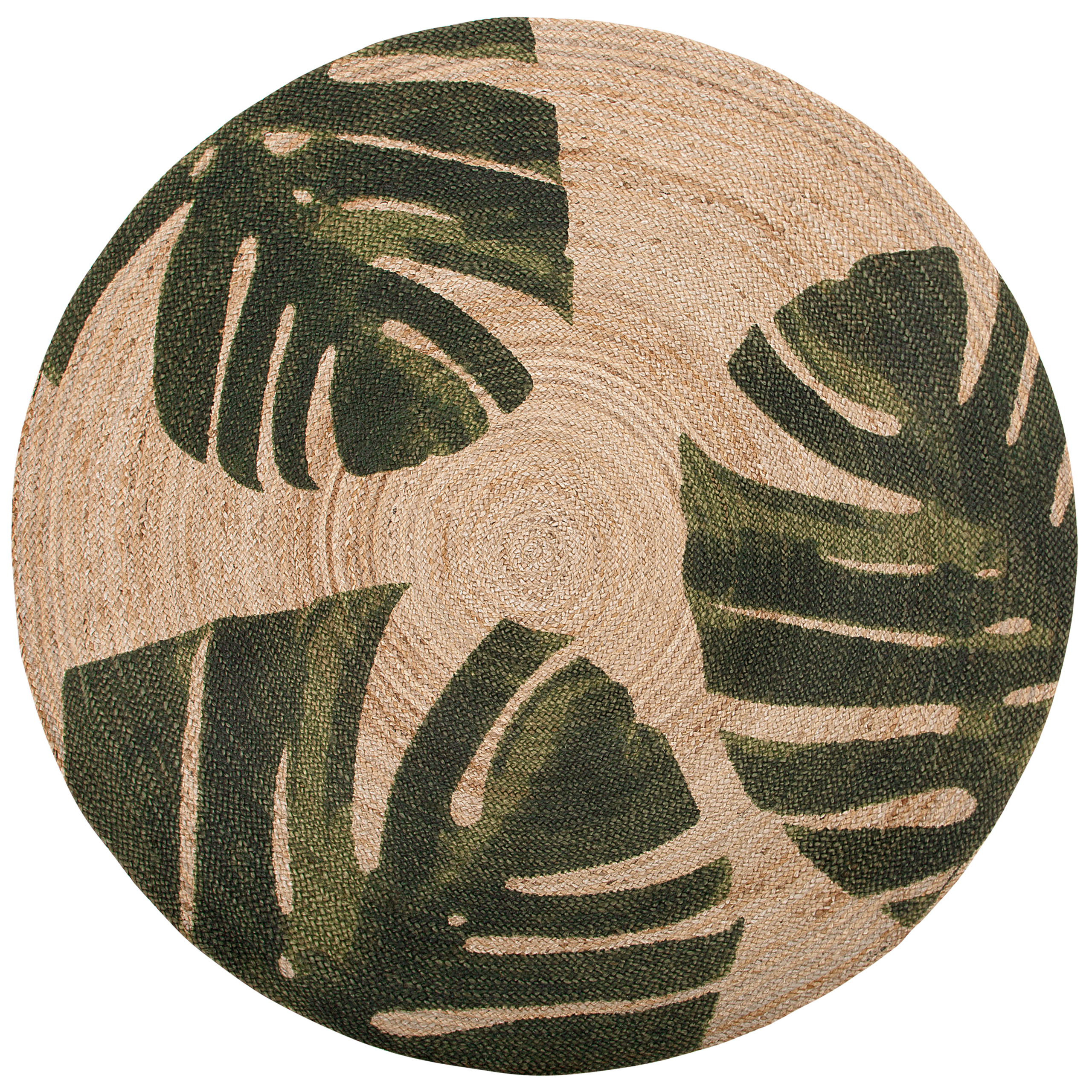 INKIK Beige Rug ø 140 cm Jute [4]