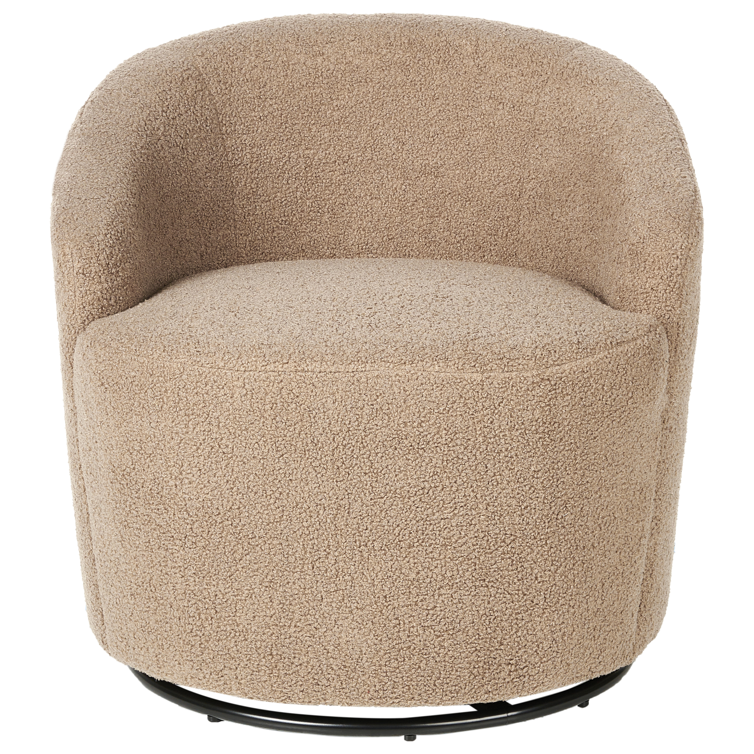 Fotoliu rotativ DAVIK Boucle Taupe [5]