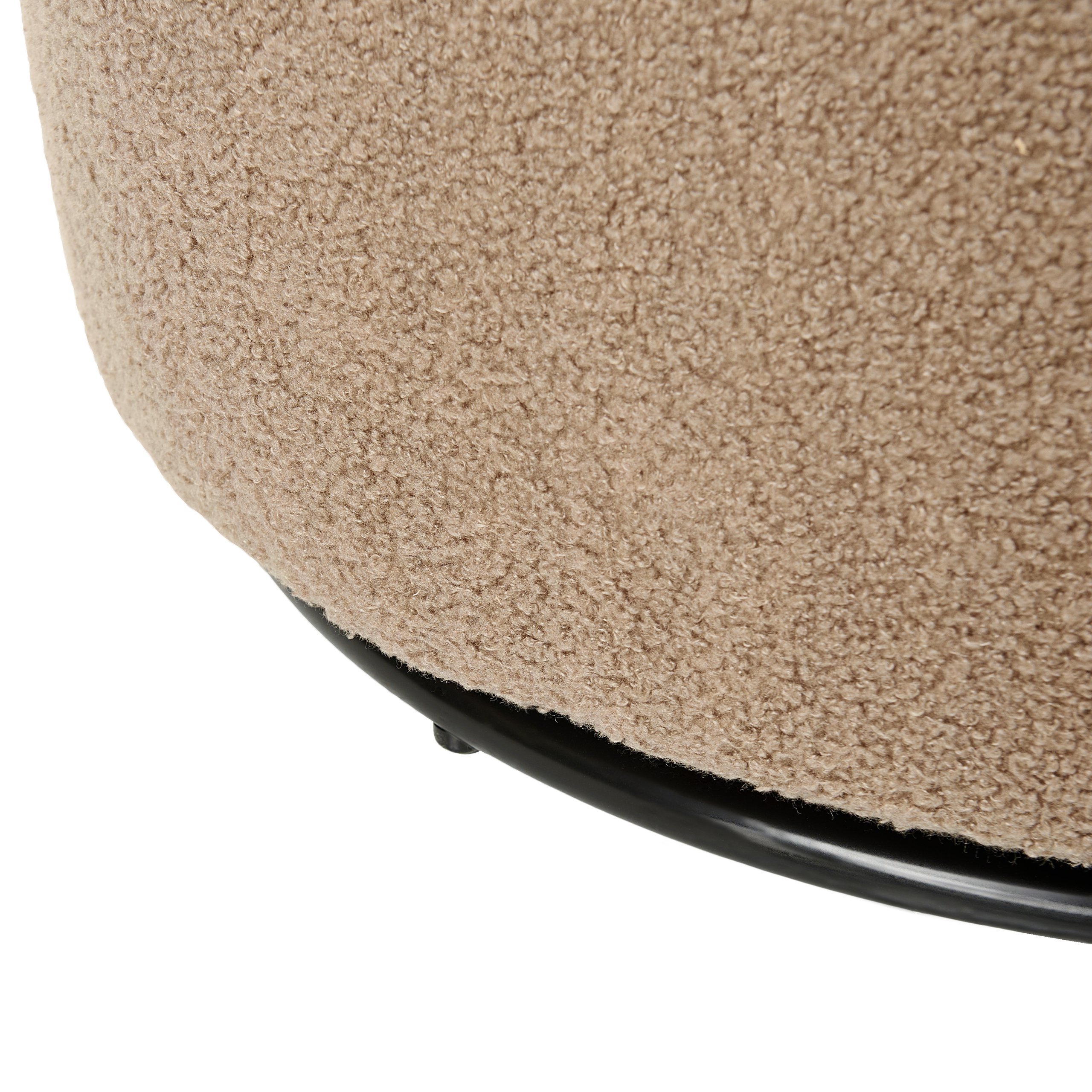 Fotoliu rotativ DAVIK Boucle Taupe [8]