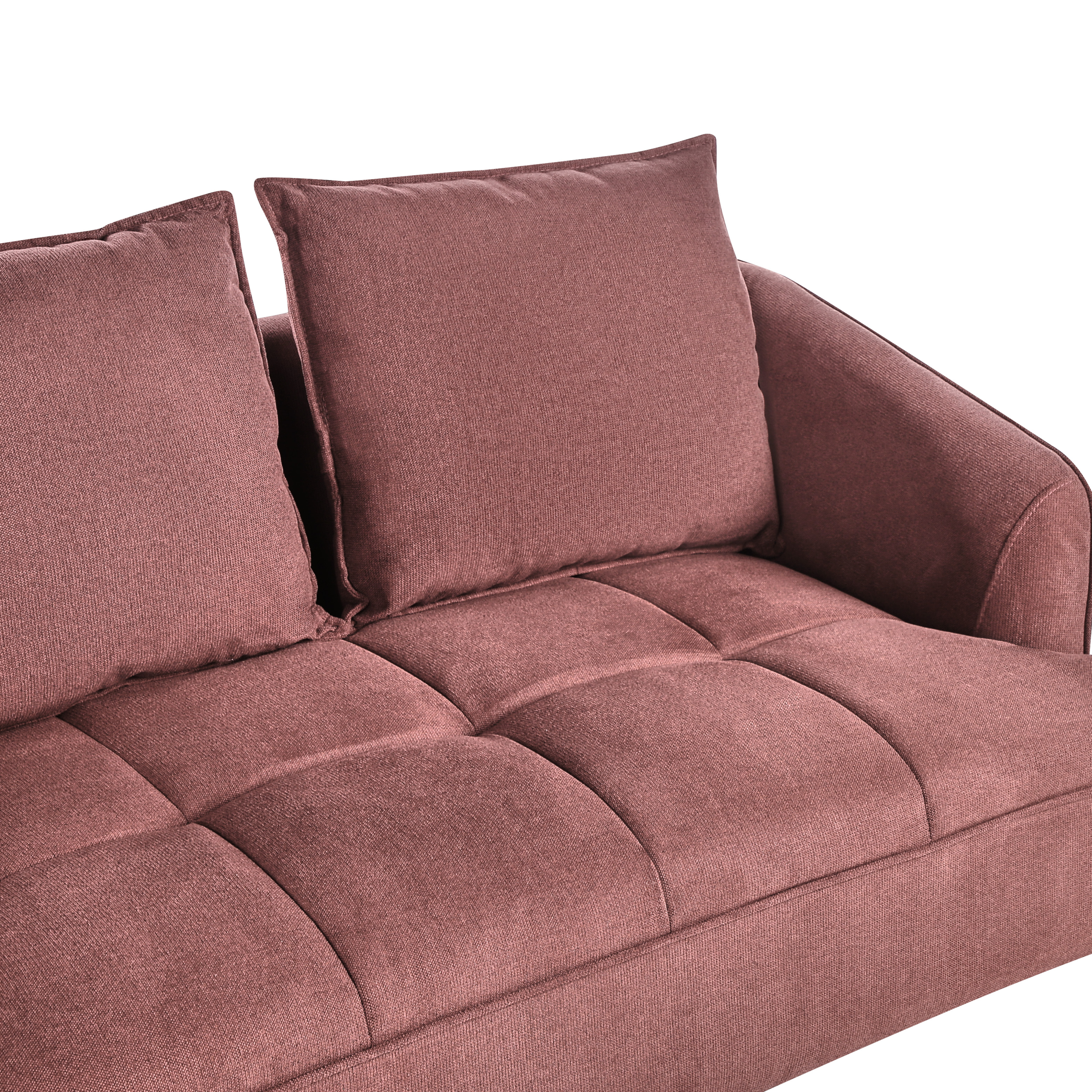 Canapea cu 2 locuri HOBRO  Bordo [7]