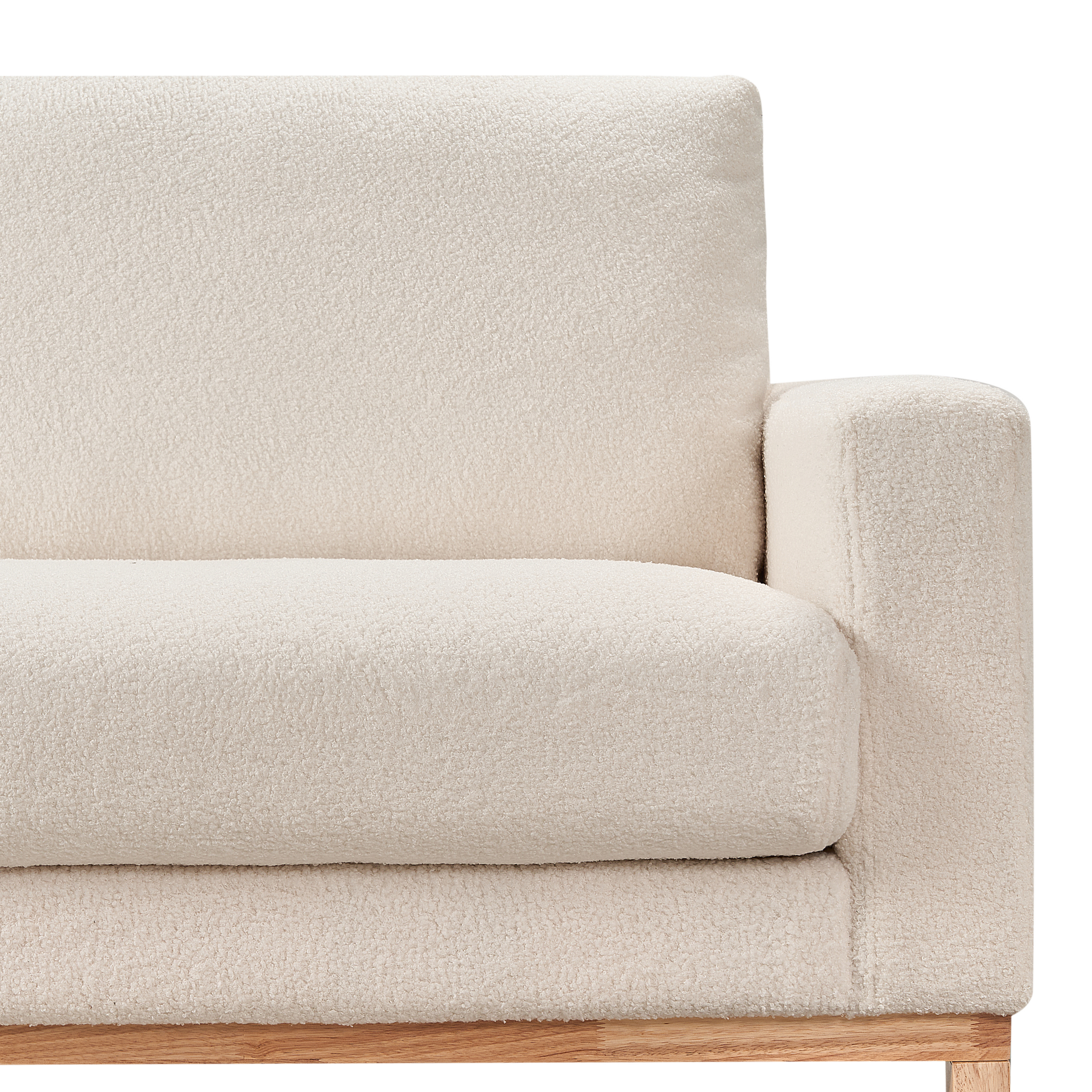 4-seater corner sofa SIGGARD Boucle White Right [9]