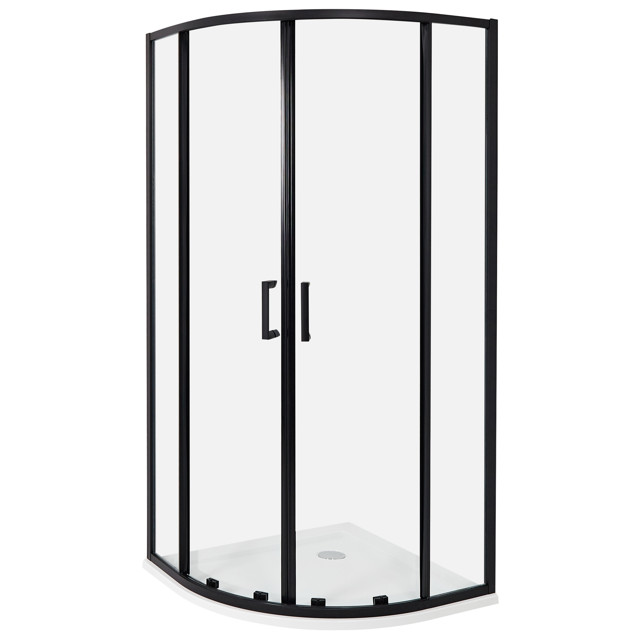 JUKATAN shower cabin 90 x 90 x 185 cm Black [2]