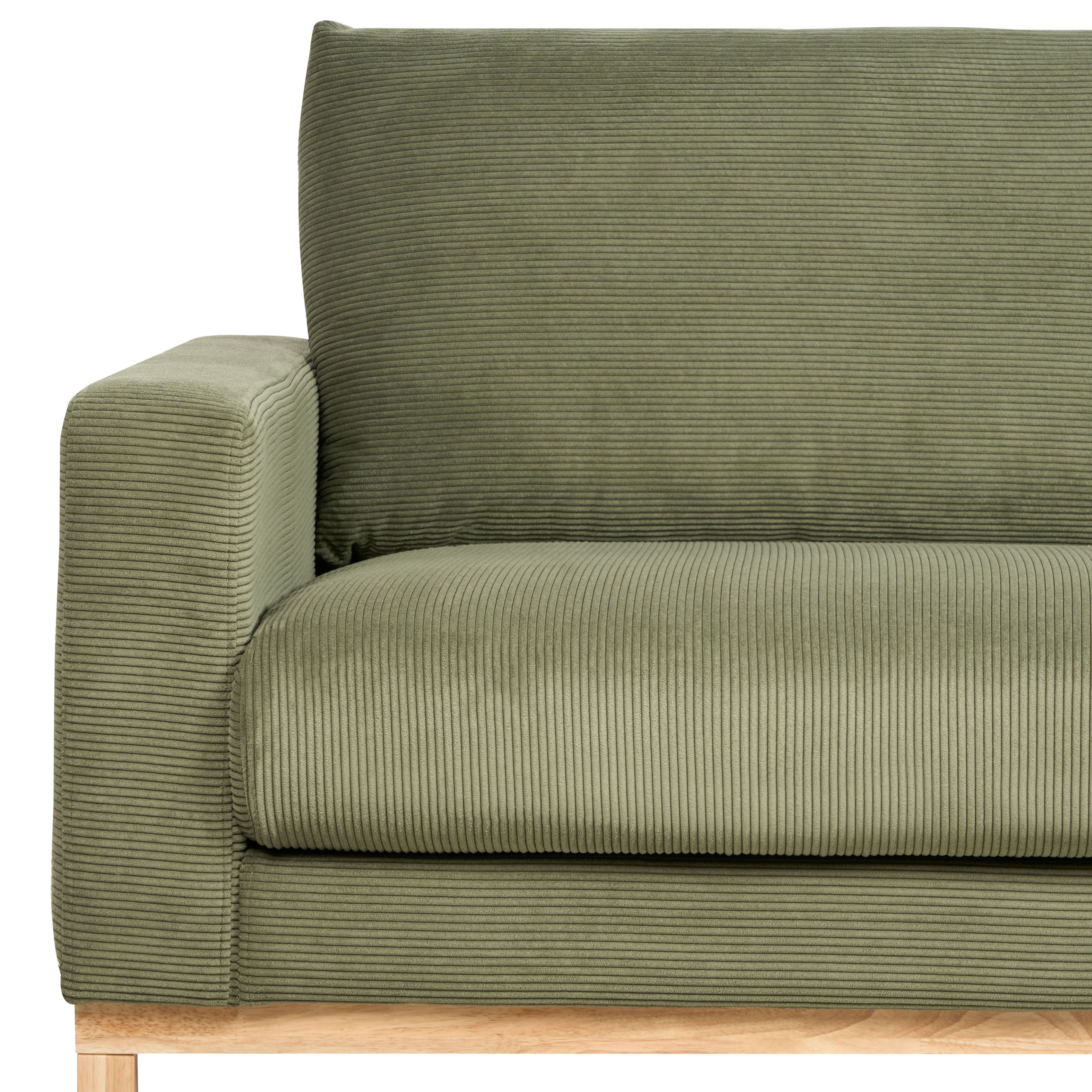 Colțar cu 4 locuri SIGGARD Velur Verde Stânga [9]