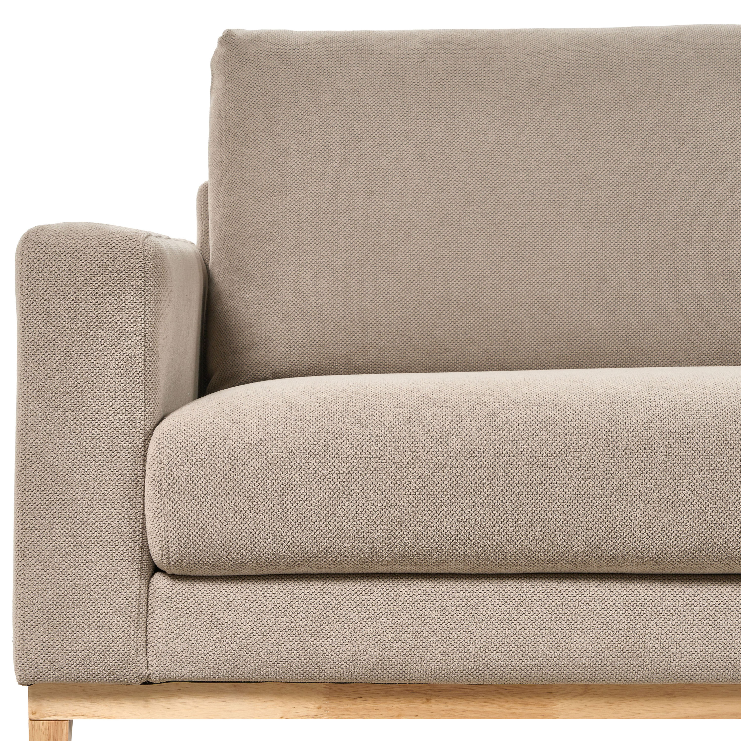 Colțar cu 4 locuri SIGGARD  Taupe Stânga [8]