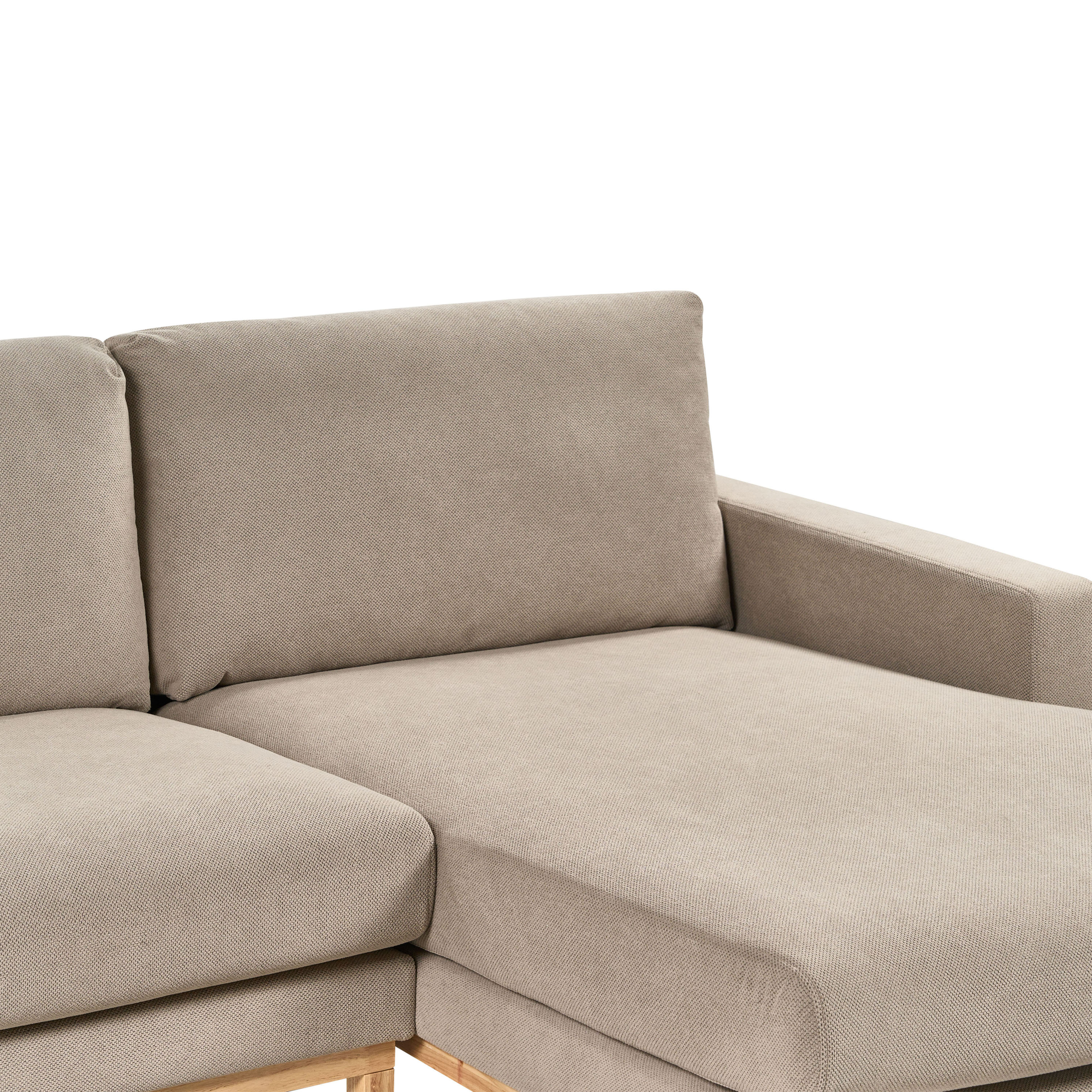 Colțar cu 4 locuri SIGGARD  Taupe Stânga [9]