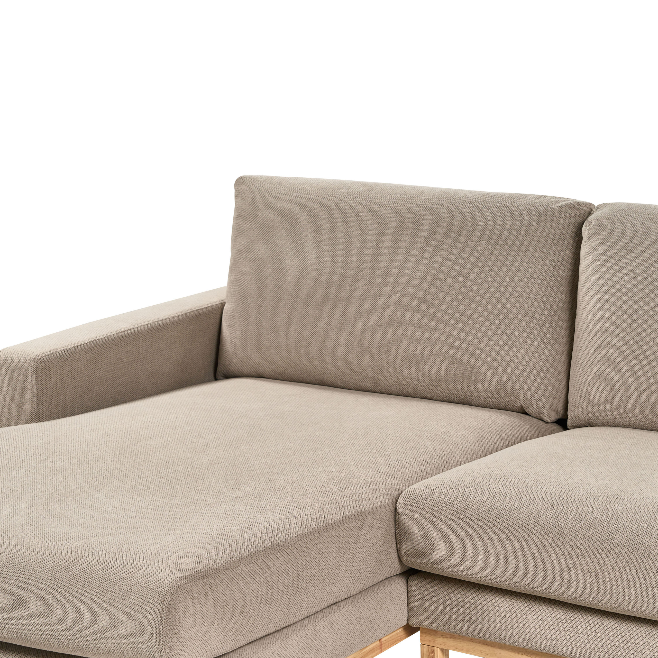 Colțar cu 4 locuri SIGGARD  Taupe Dreapta [9]