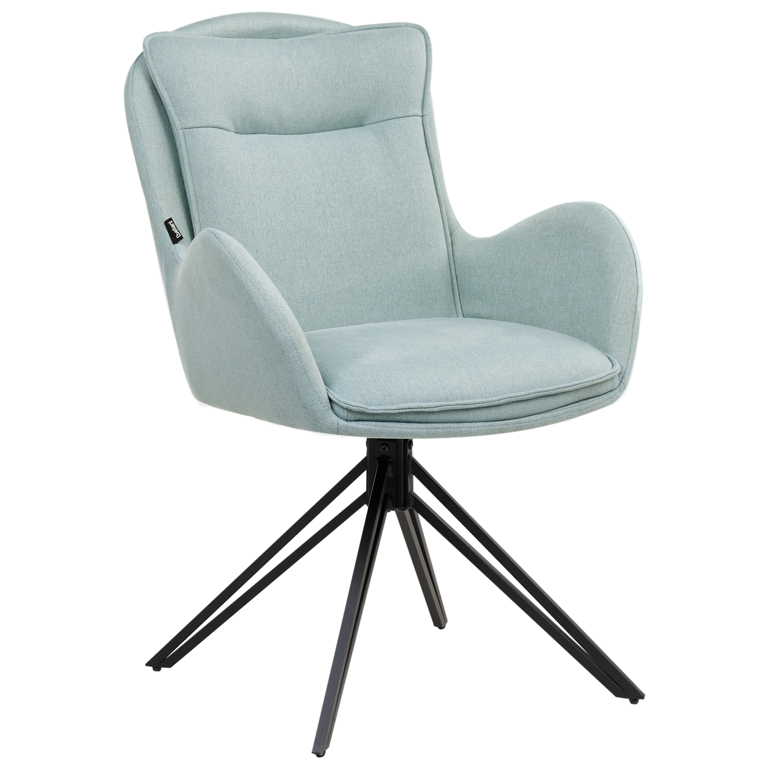 Set de 2 scaune dining Pivotant AVELAR Verde mentă [6]