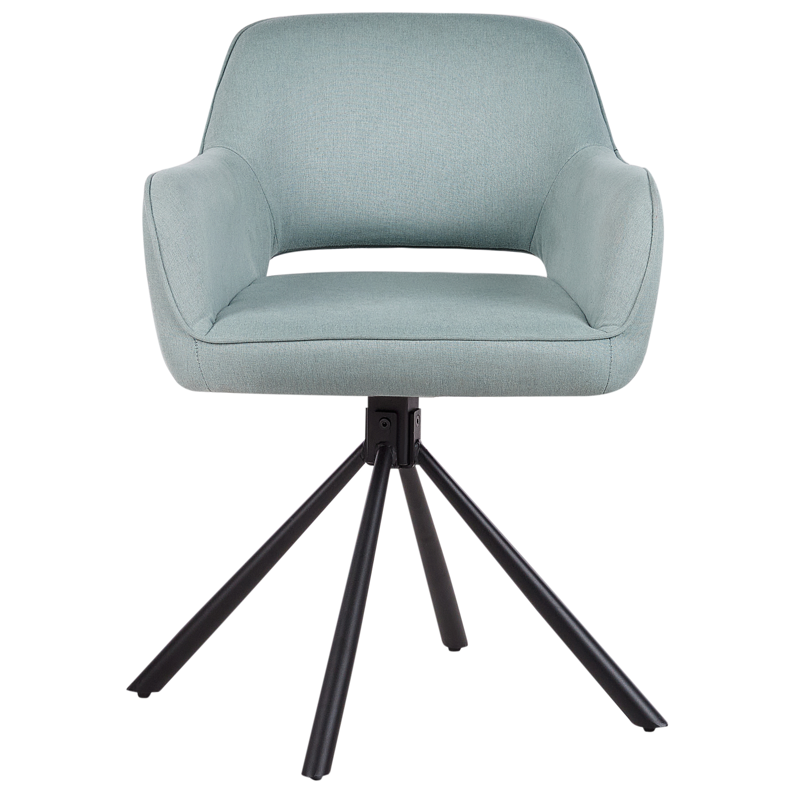 Set de 2 scaune dining Pivotant LOURES Verde mentă [5]