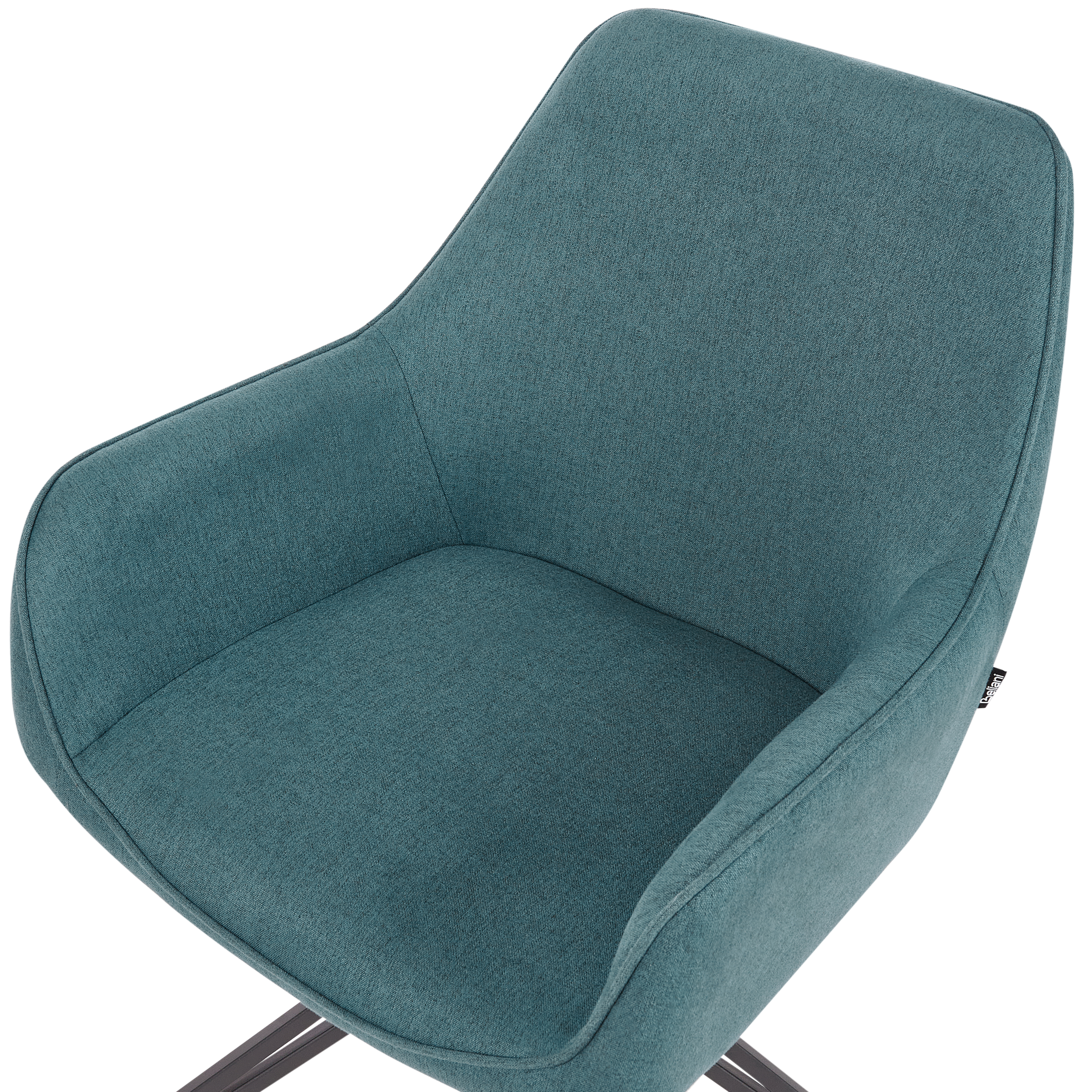 Set of 2 dining chairs JODAR Swivel Green Blue [7]