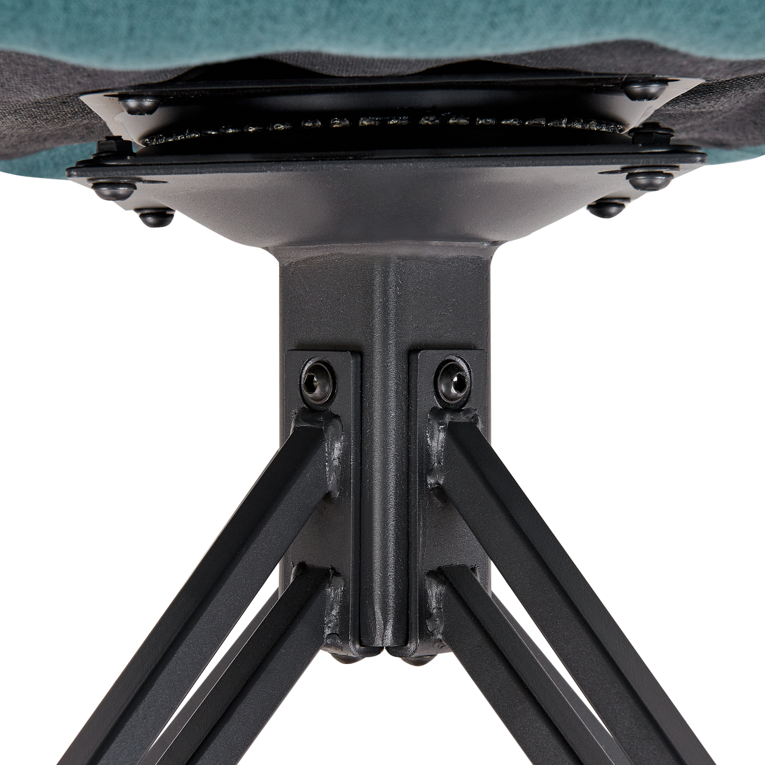 Set of 2 dining chairs JODAR Swivel Green Blue [9]