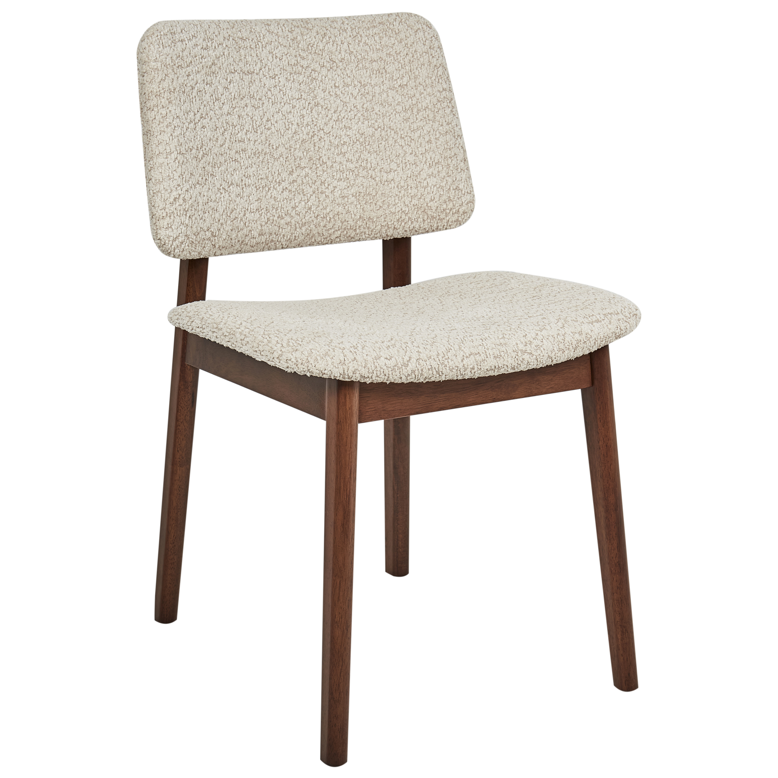 Set de 2 scaune dining BLANE Boucle Maro închis/Bej [4]