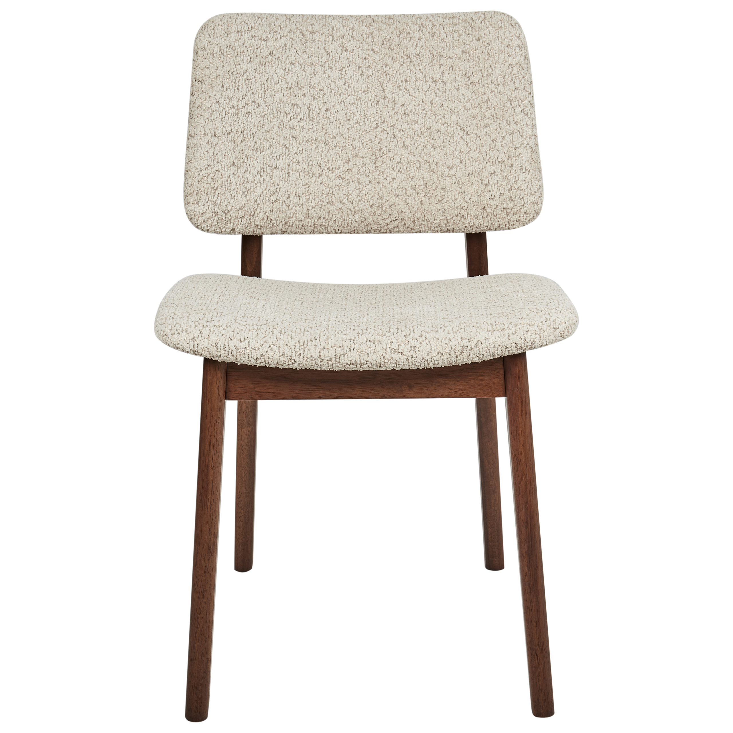 Set de 2 scaune dining BLANE Boucle Maro închis/Bej [5]