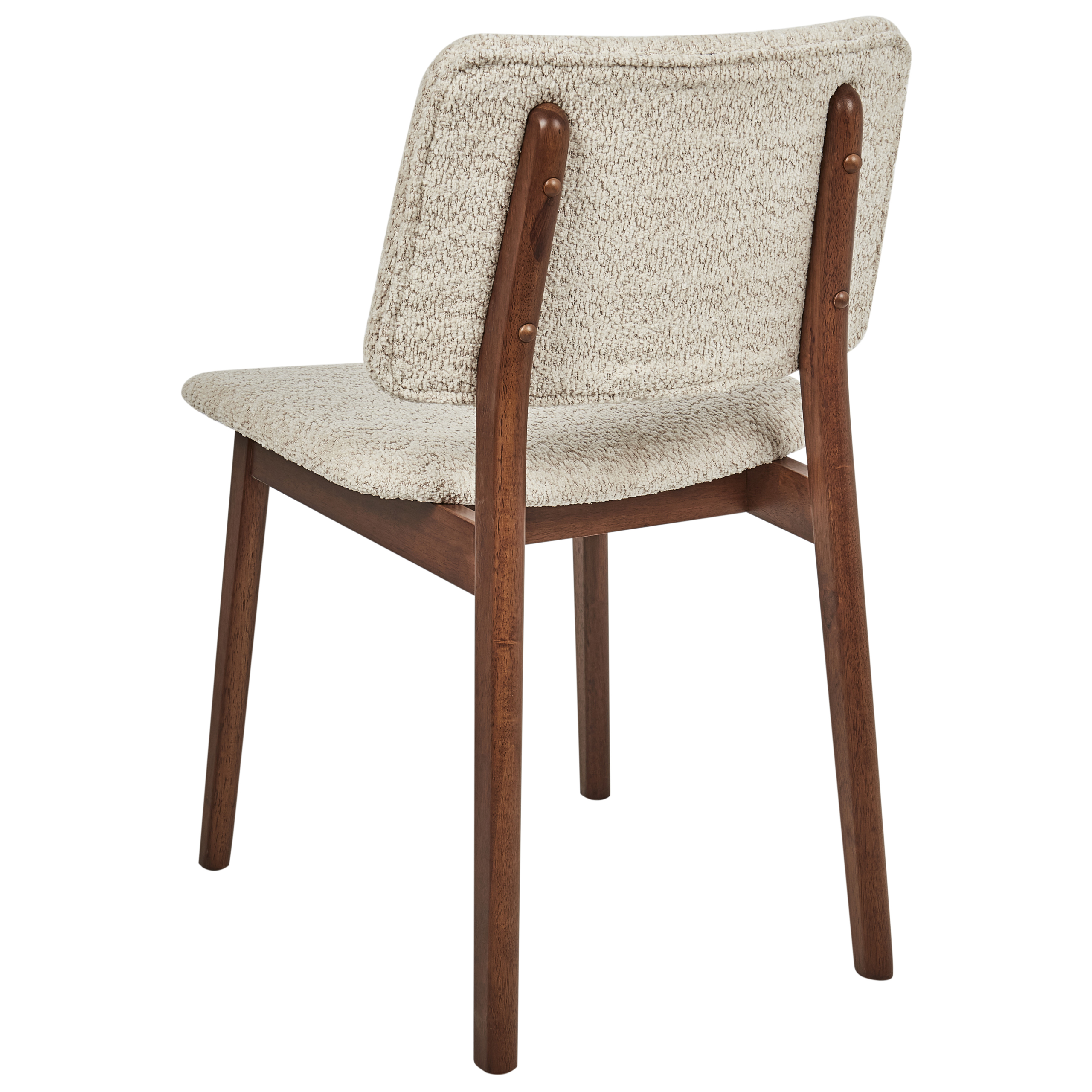 Set de 2 scaune dining BLANE Boucle Maro închis/Bej [6]