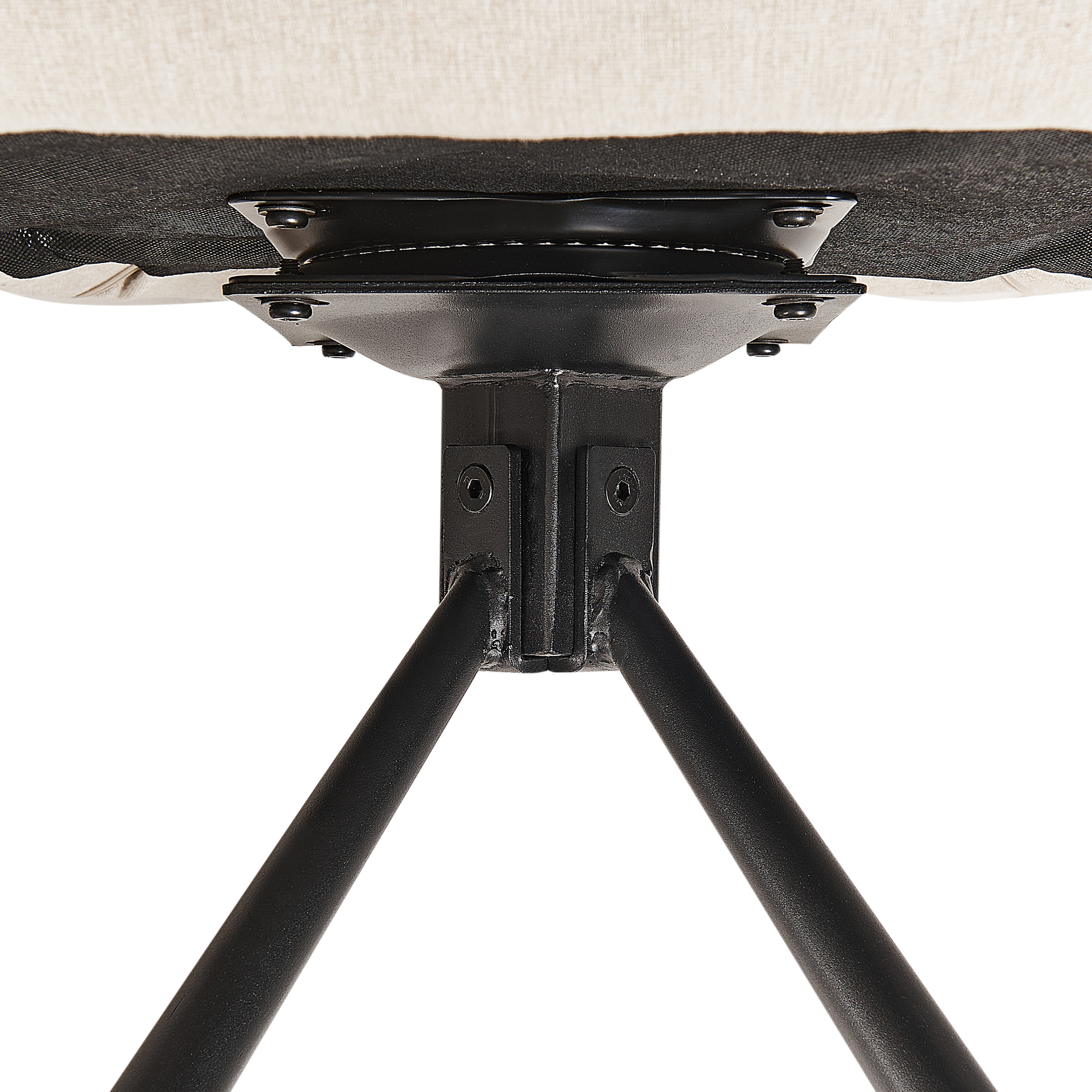 Set de 2 scaune dining Pivotant LOURES Bej deschis [8]