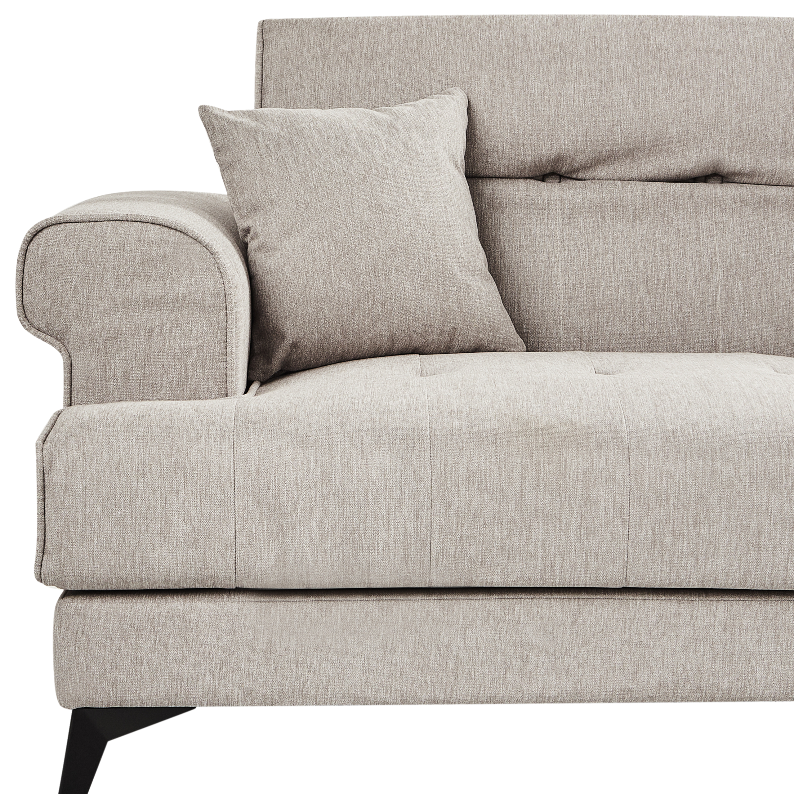 3-seater sofa SKIVE Taupe [7]