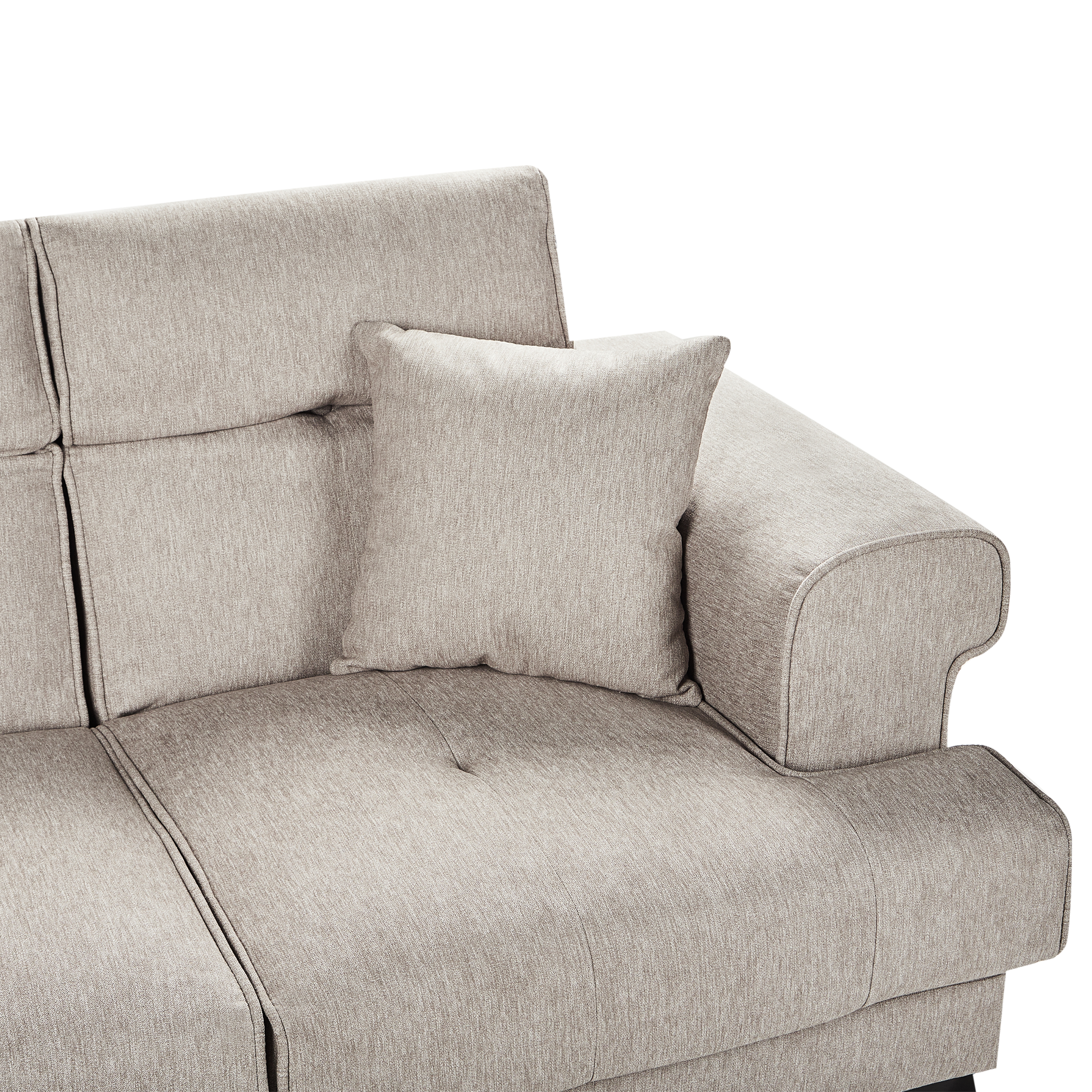 Canapea cu 2 locuri SKIVE  Taupe [8]