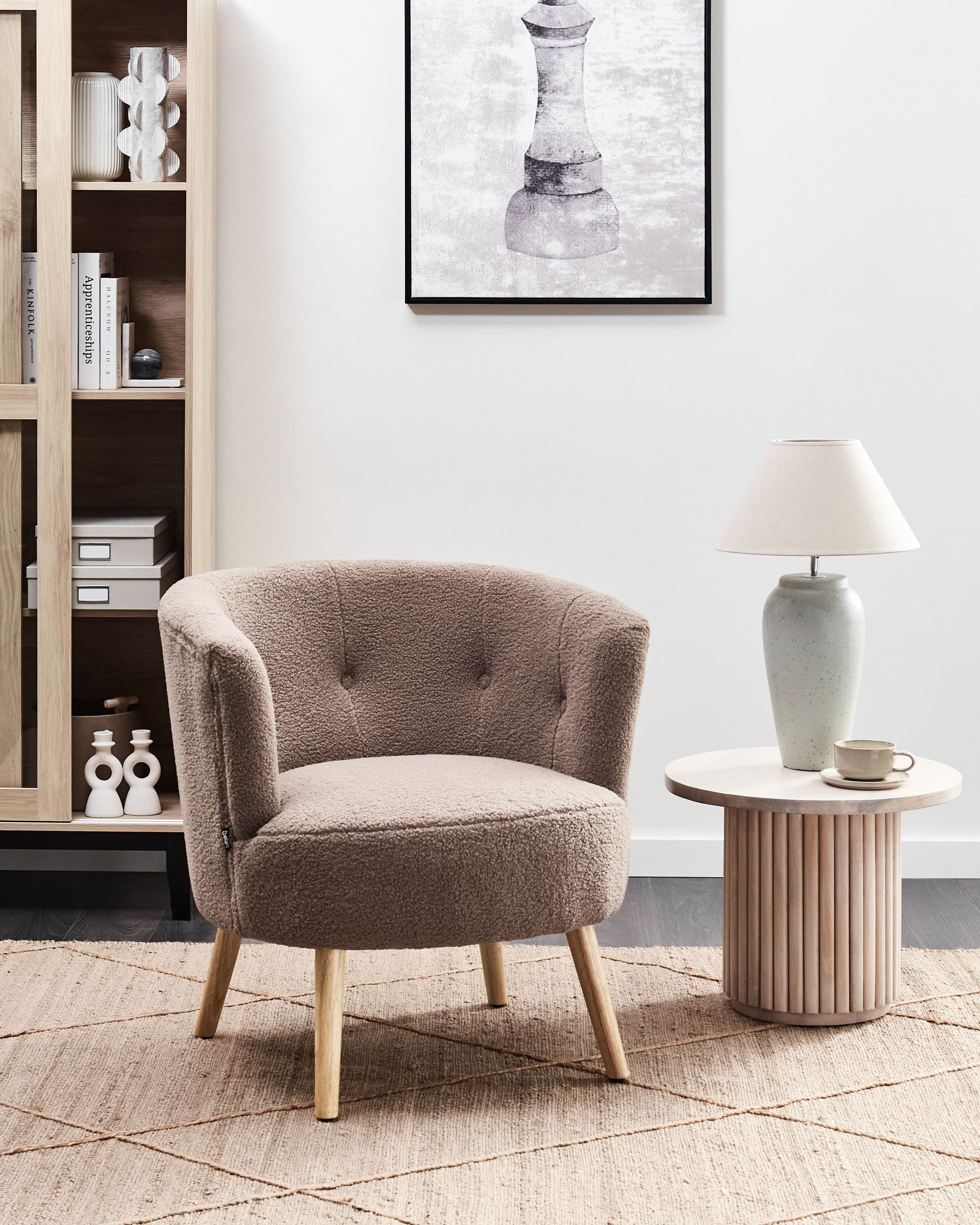 Fotoliu - Fotoliu ODENZEN Boucle Maro