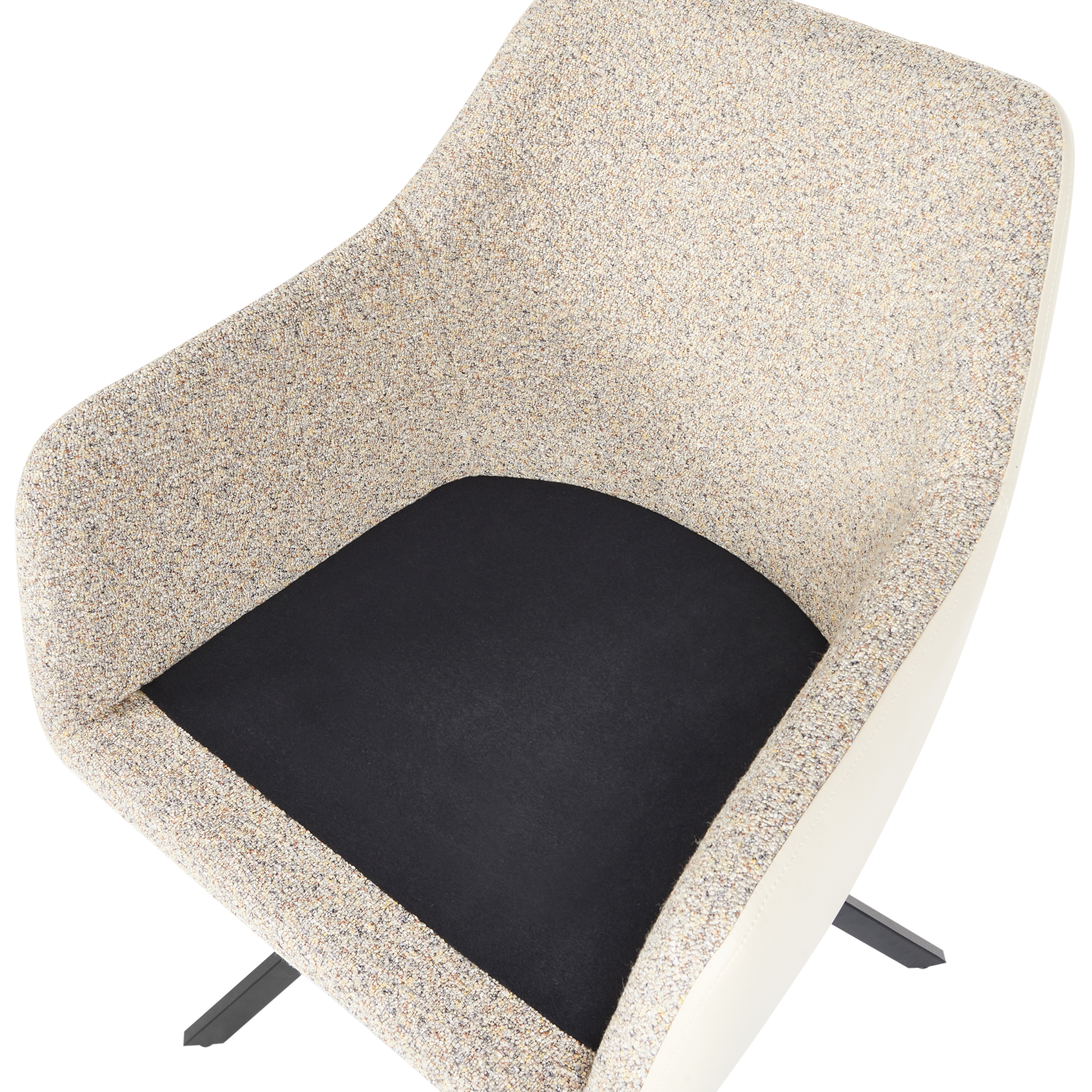 Set of 2 dining chairs LITHIA Taupe [9]