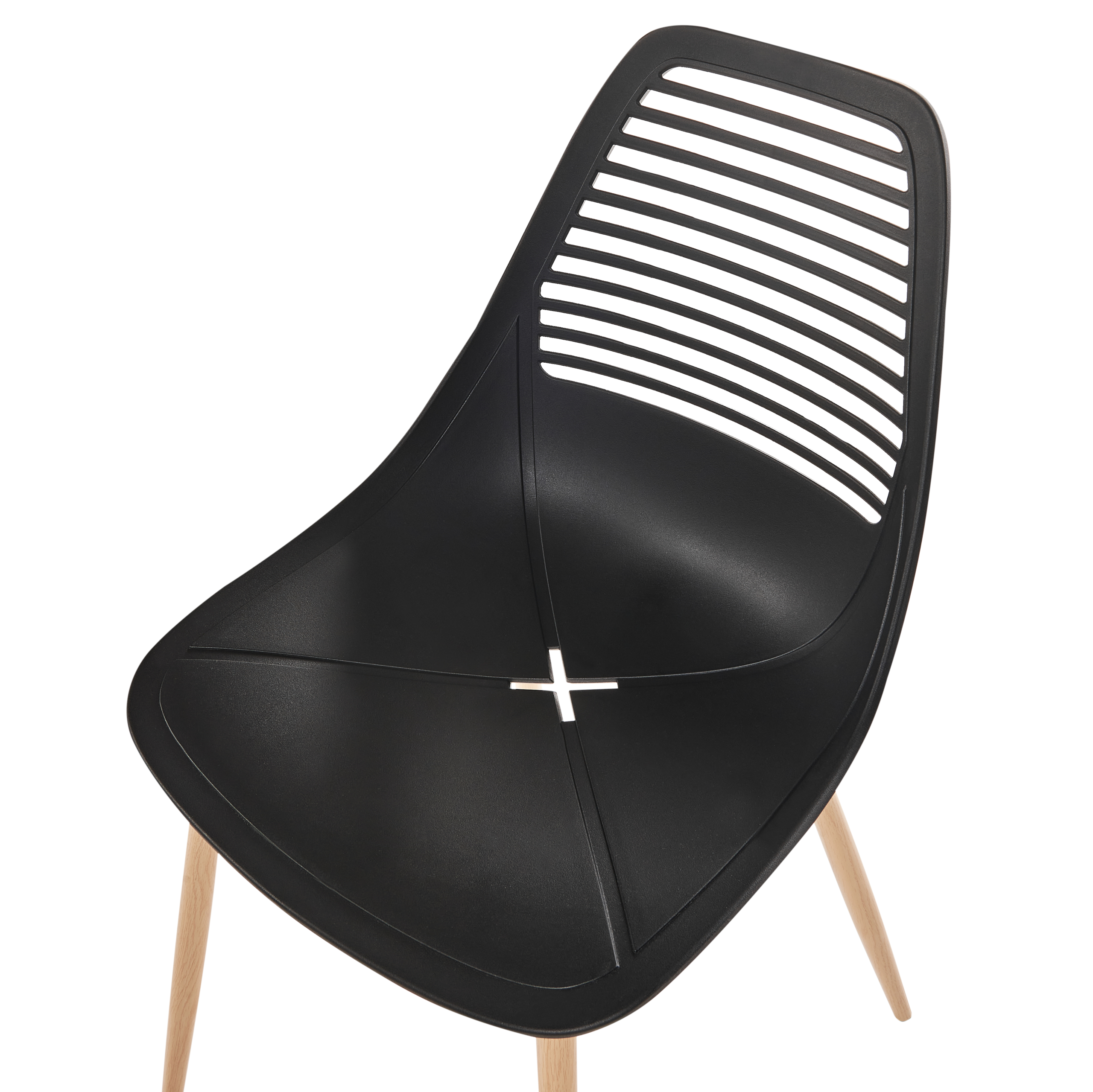 Set of 4 dining chairs MONTELLO Black [7]