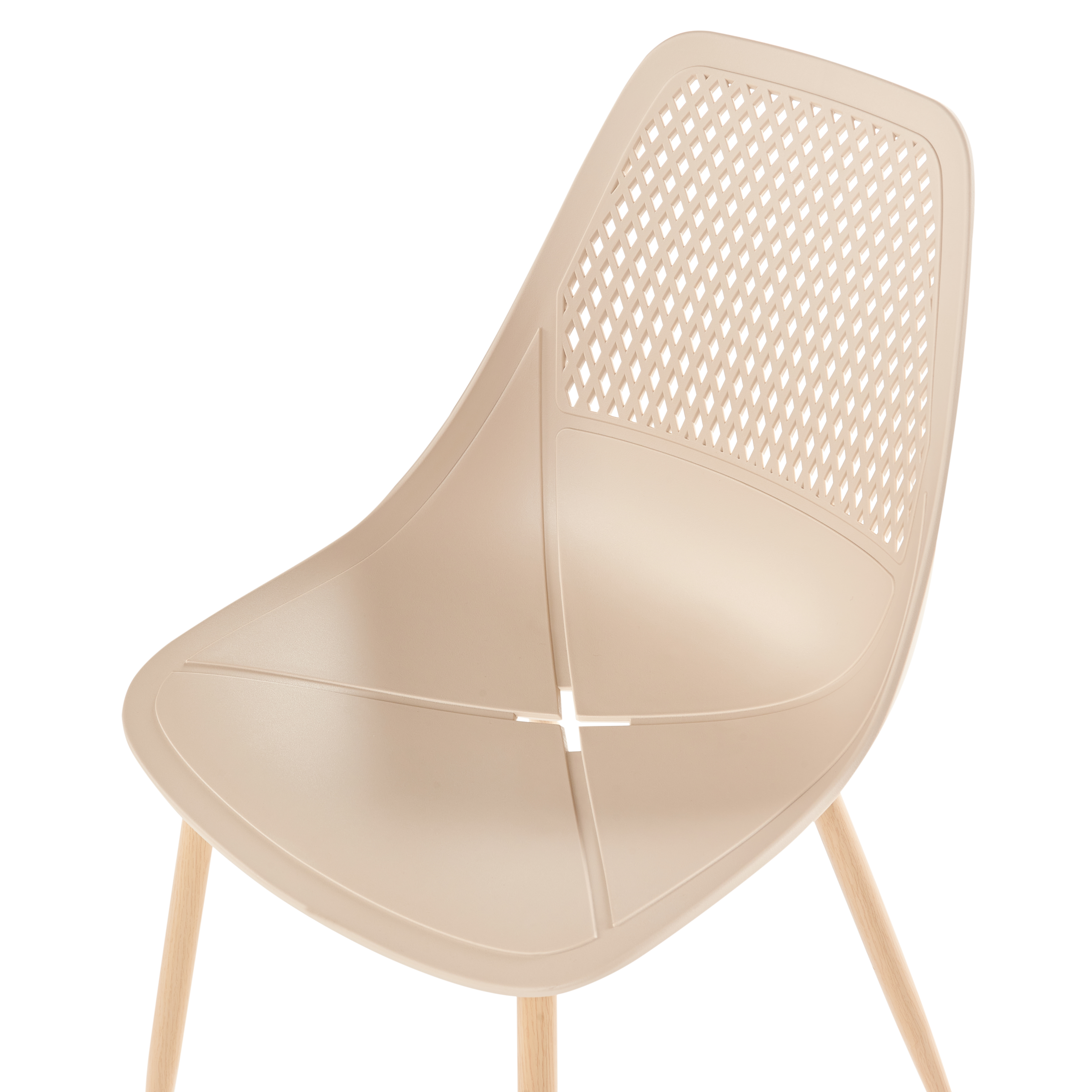 Set de 4 scaune dining HAZELTON Bej [7]