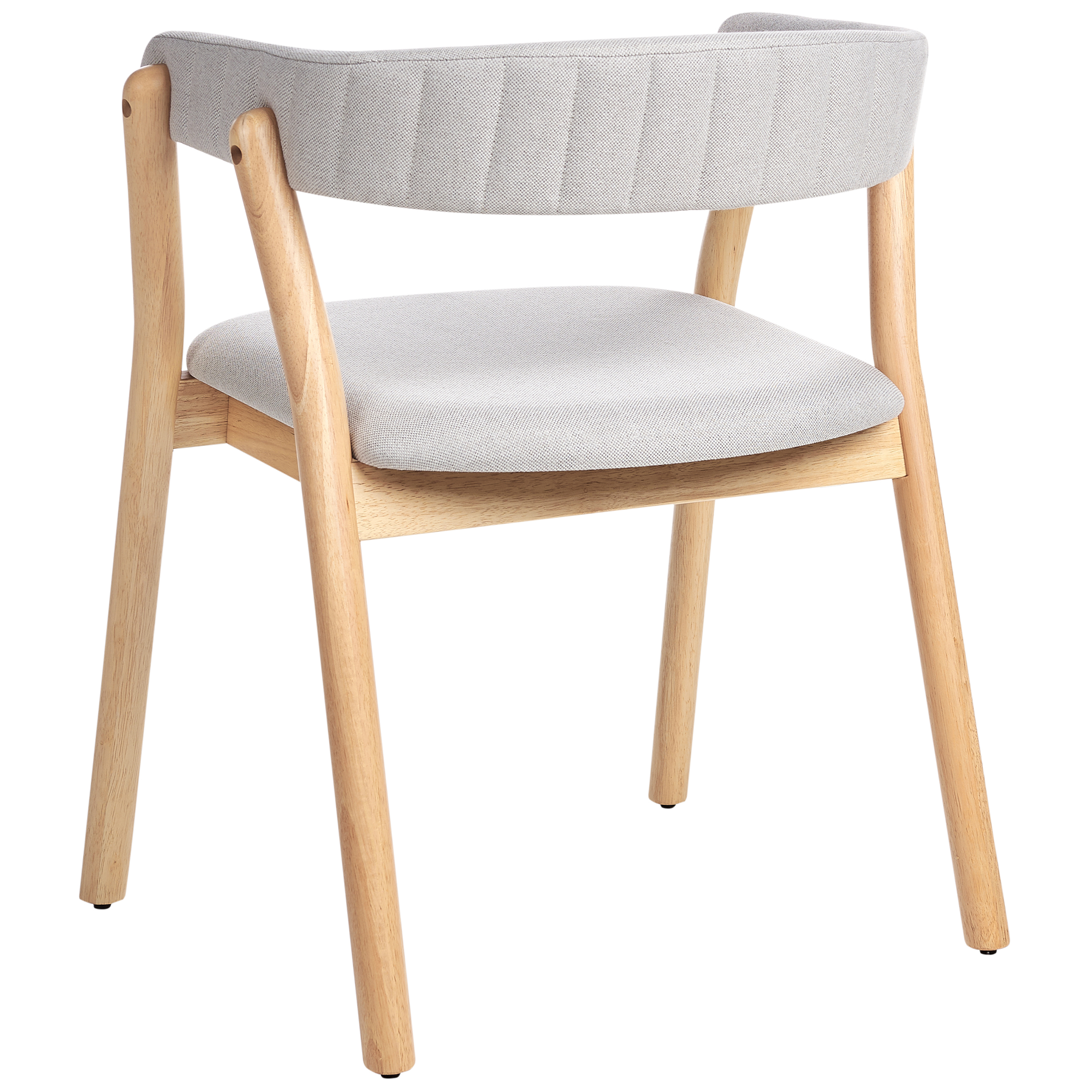 Set de 2 scaune dining MYLO Lemn Maro deschis/Gri [6]