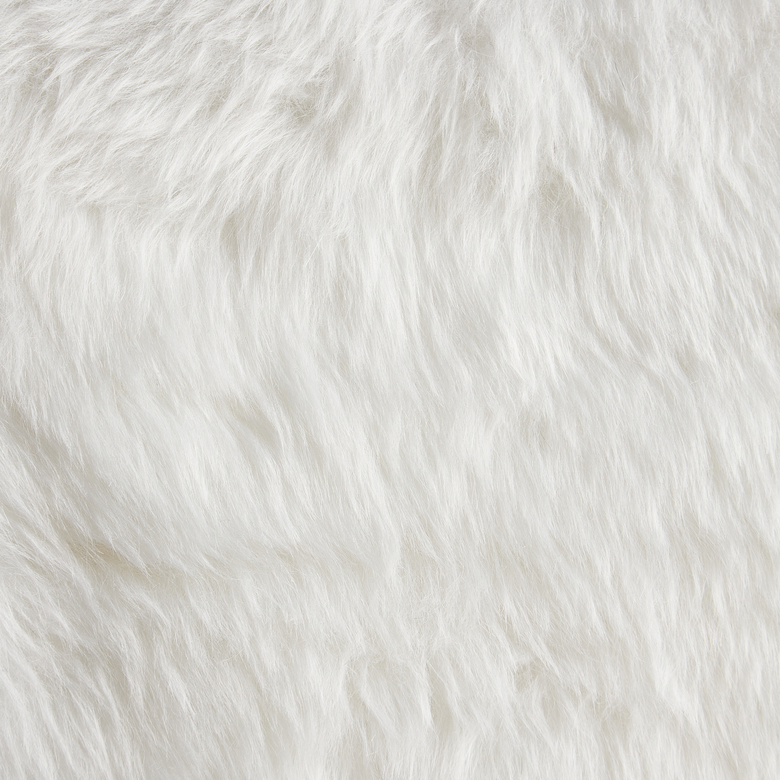 Scaun de birou MARGATE Blană artificială Alb [10]