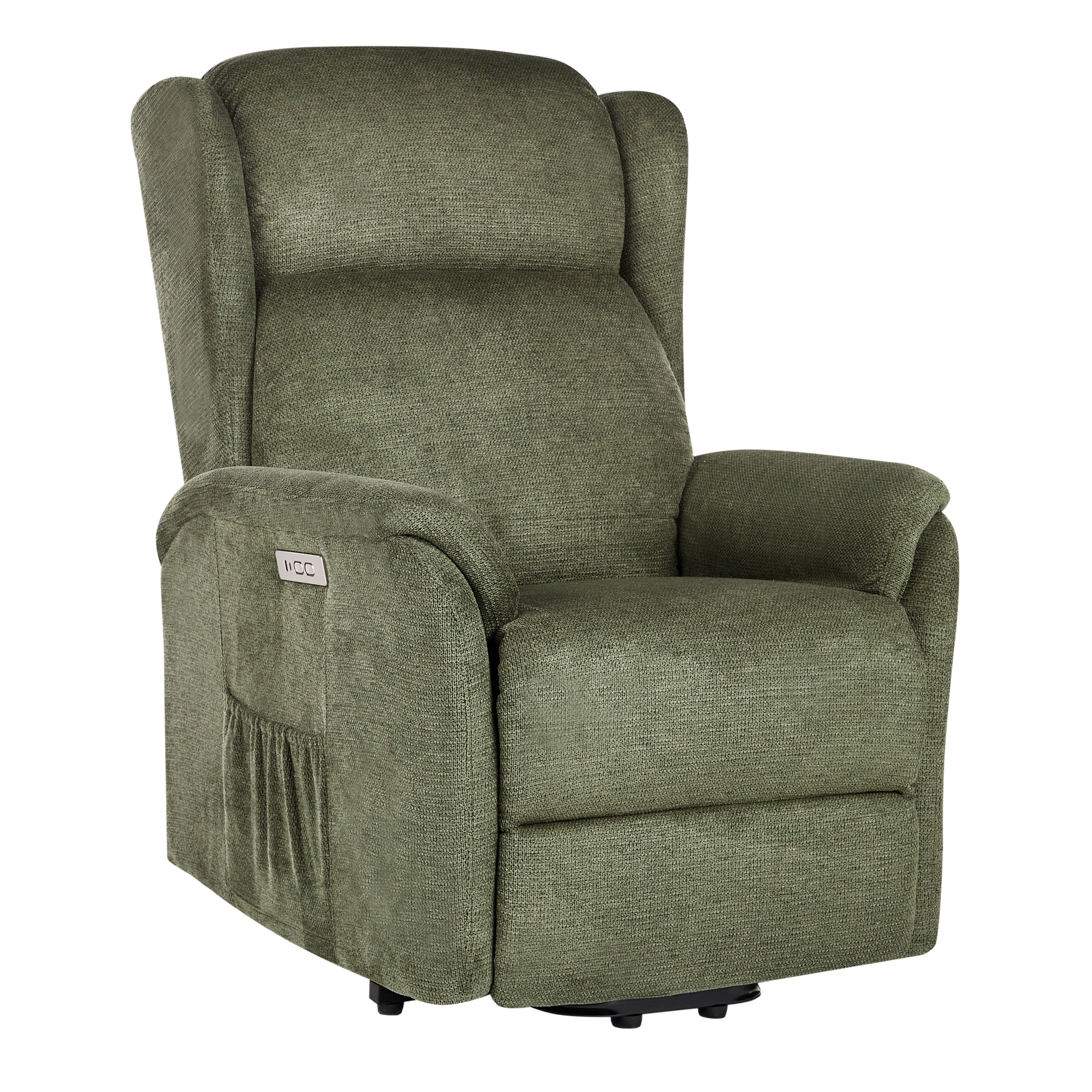 Fotoliu cu recliner electric ELEGY Suport pentru picioare retractabil  Verde [1]