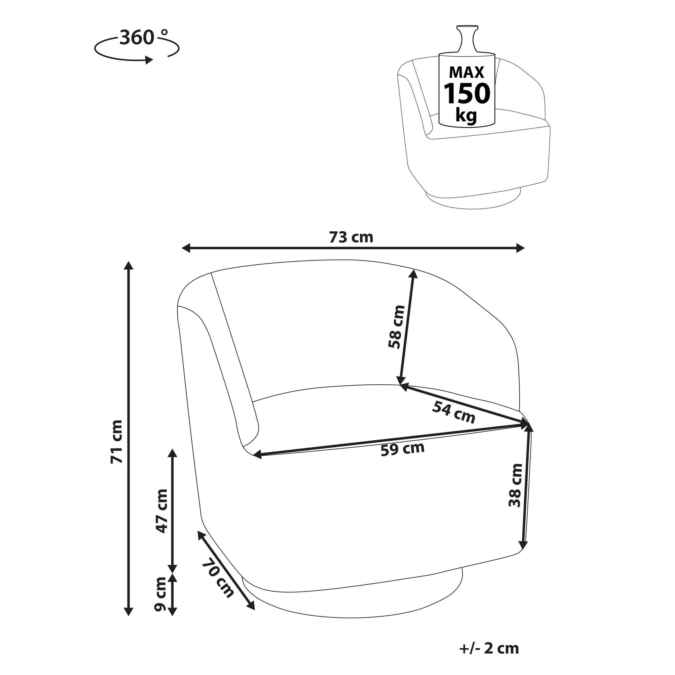 Fotoliu LAVIK  Maro [2]
