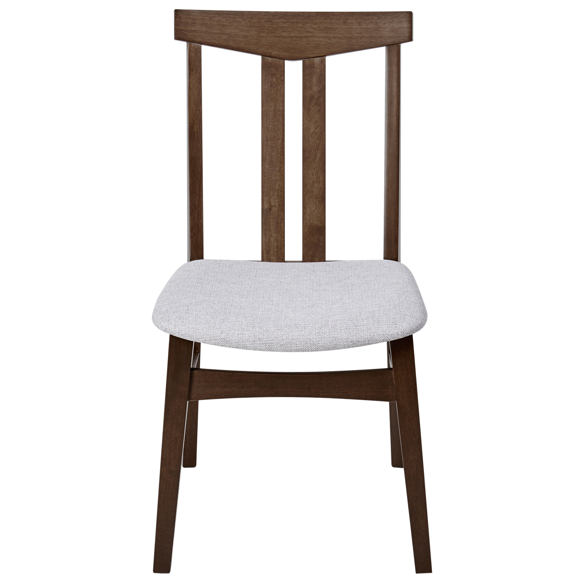 Set of 2 dining chairs AVALON Wood Light Grey [5]