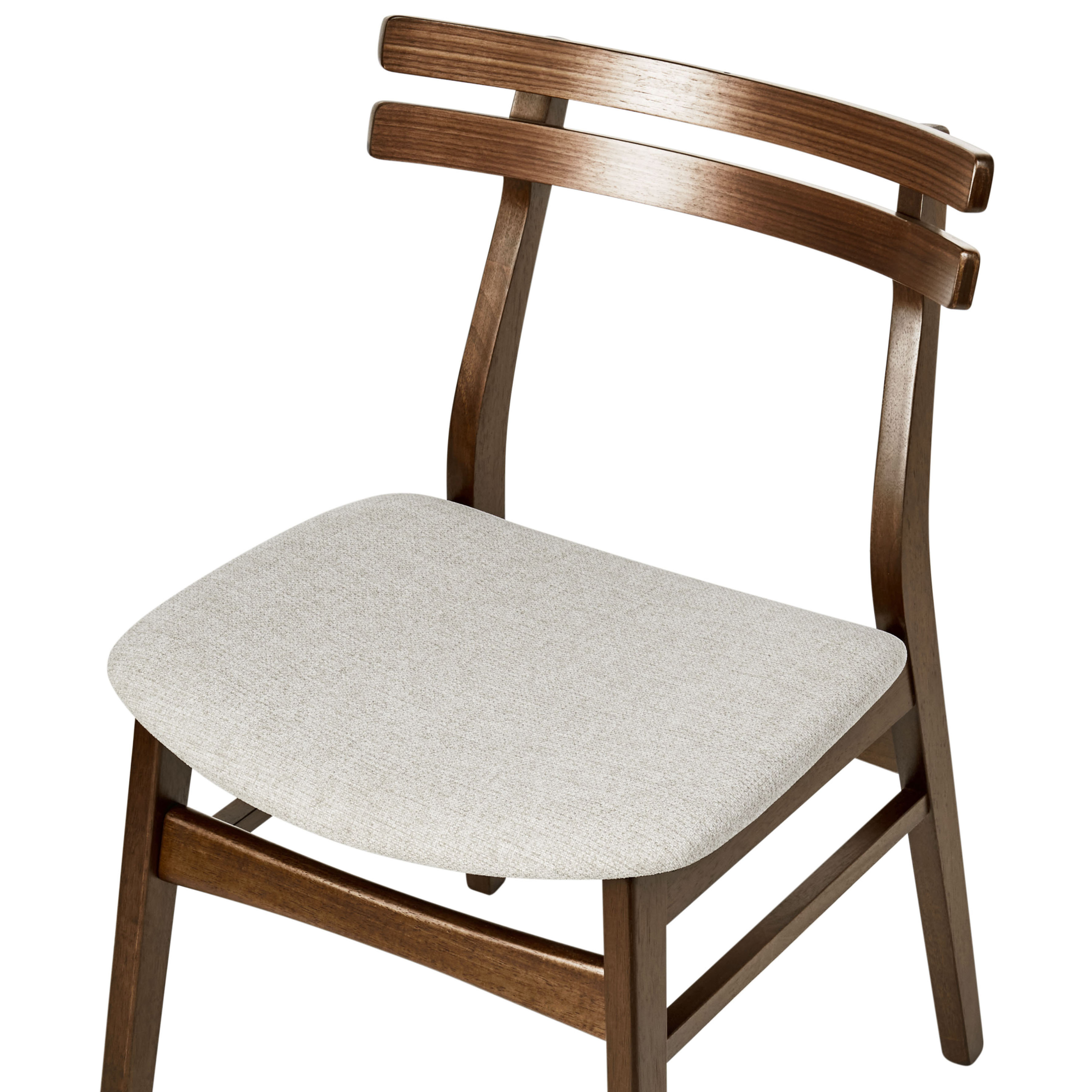 CYNTHIANA dining chair set of 2 Wood Light beige [7]